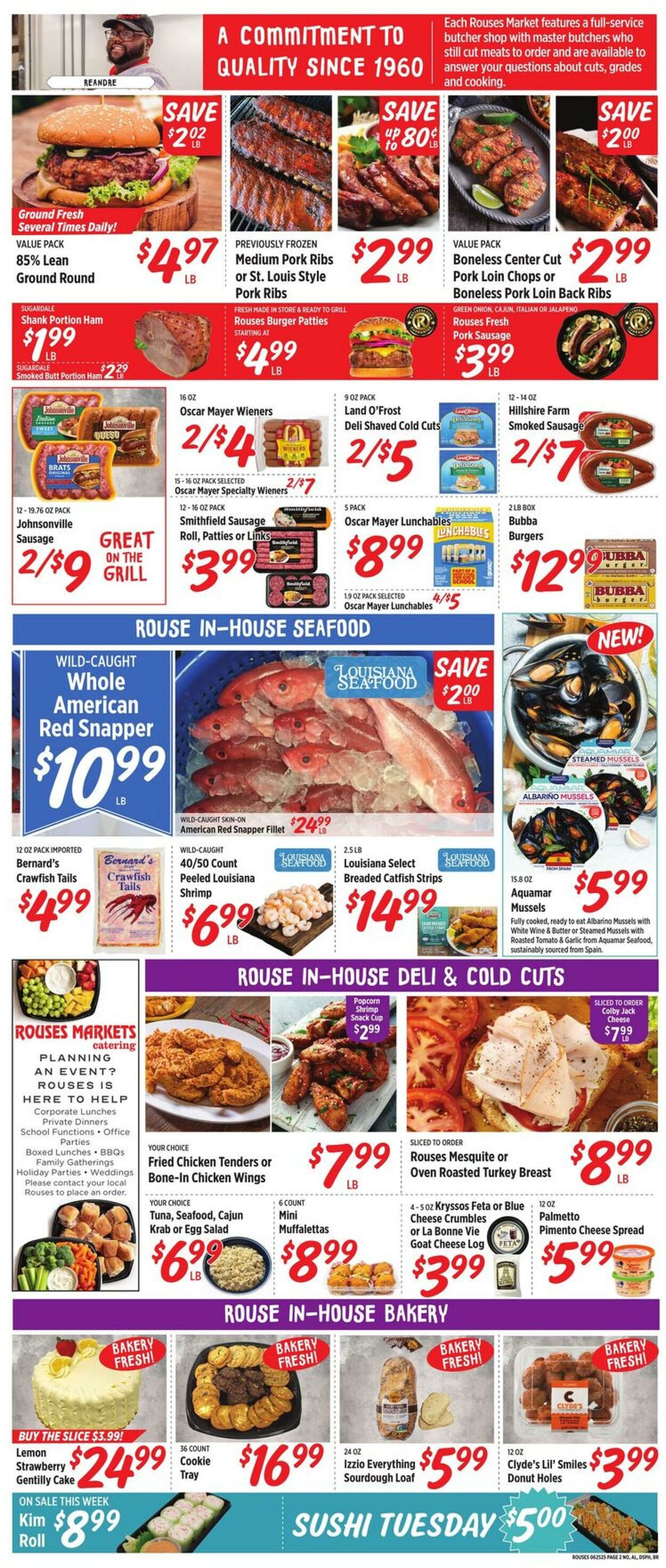Weekly ad Rouses 06/25/2025 - 07/02/2025