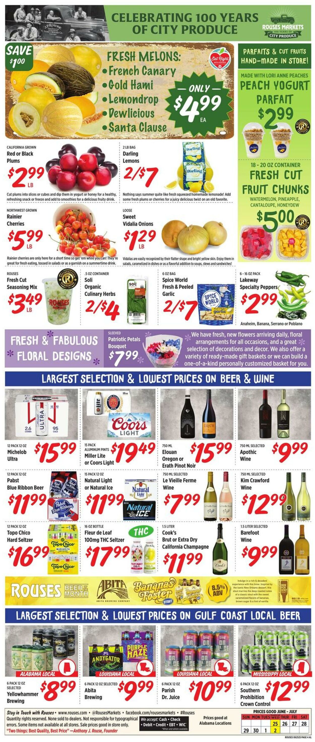 Weekly ad Rouses 06/25/2025 - 07/02/2025