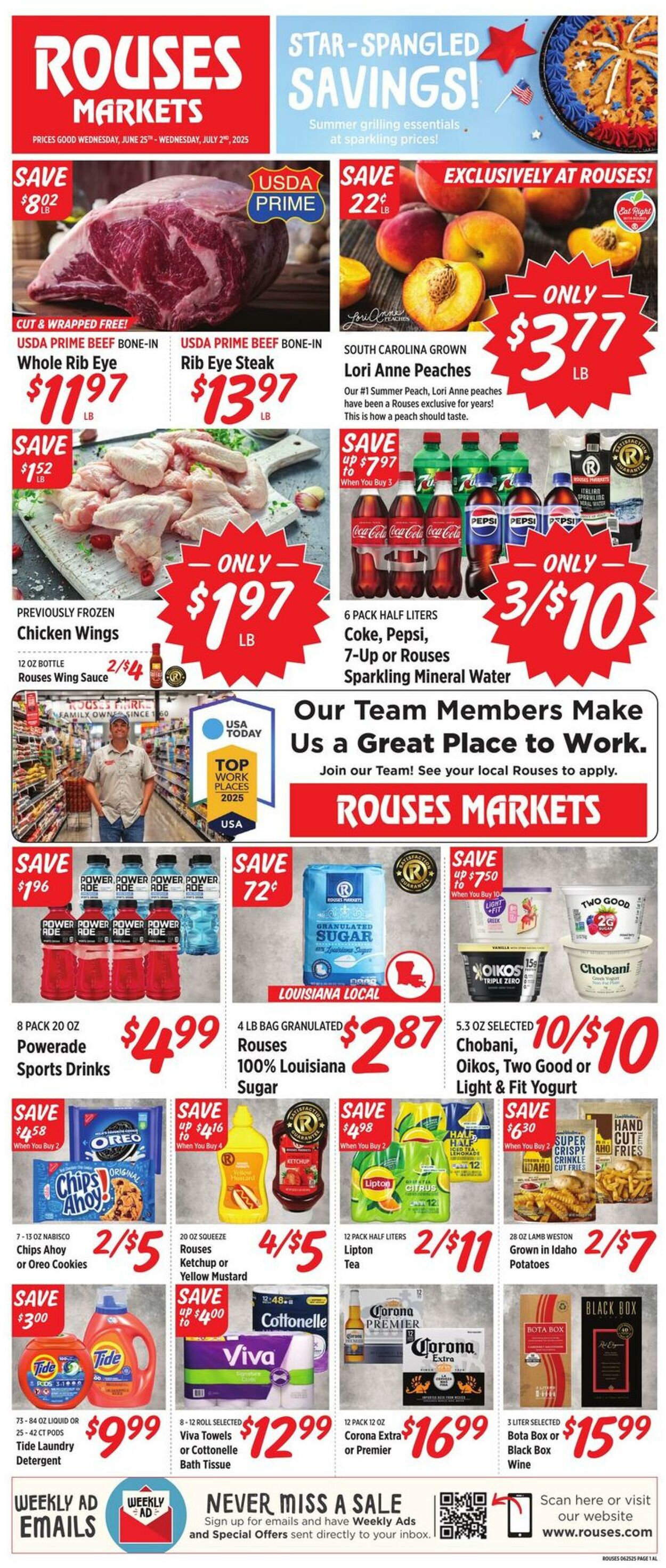 Weekly ad Rouses 06/25/2025 - 07/02/2025