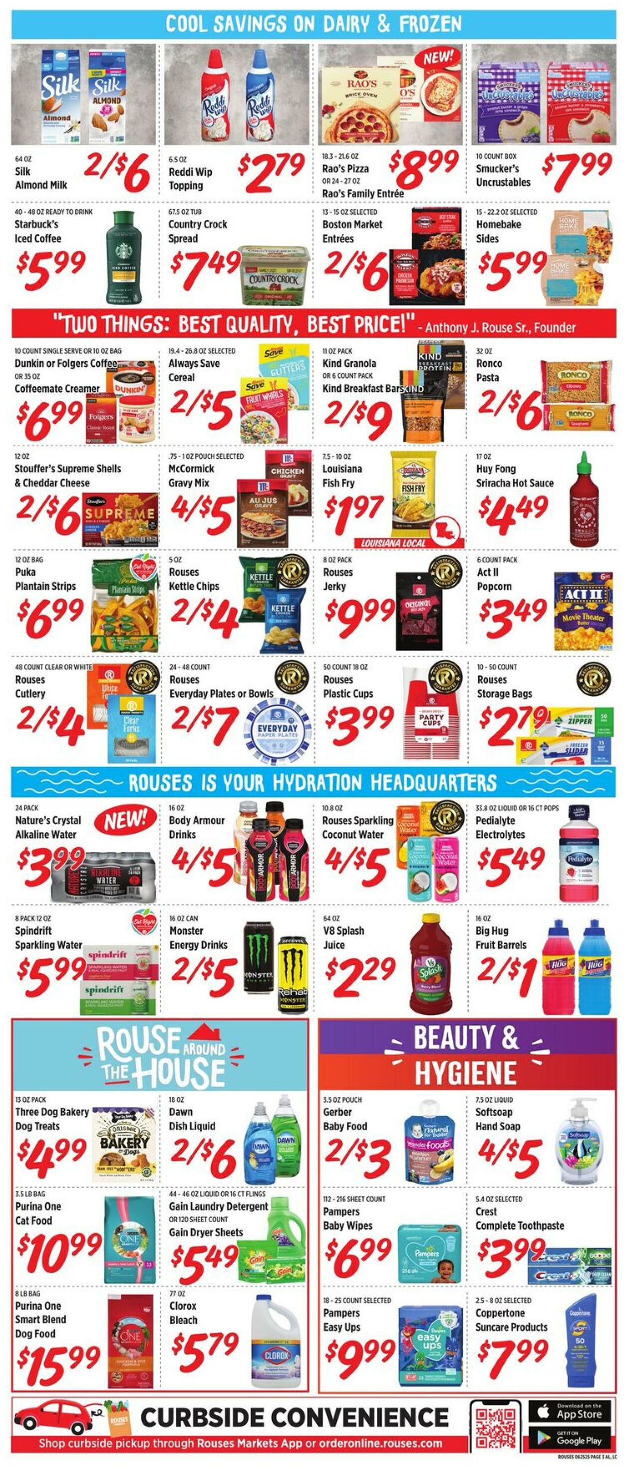 Weekly ad Rouses 06/25/2025 - 07/02/2025