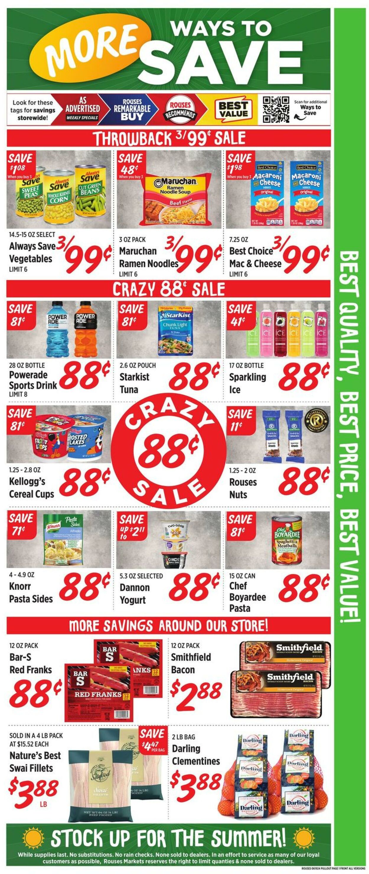 Weekly ad Rouses 06/19/2024 - 06/26/2024