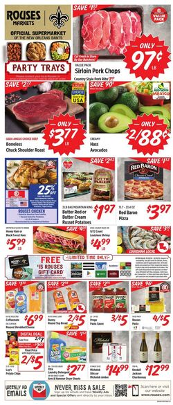 Weekly ad Rouses 11/29/2023 - 12/06/2023