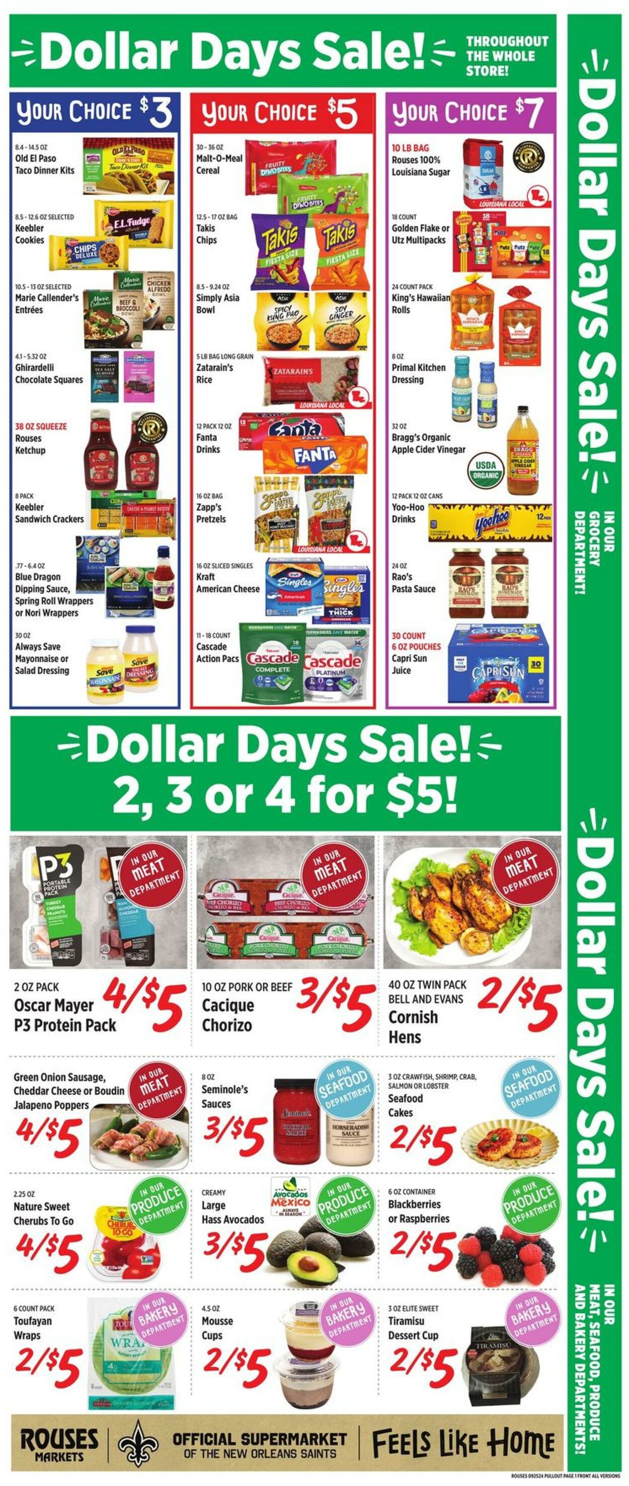 Weekly ad Rouses 09/25/2024 - 10/02/2024