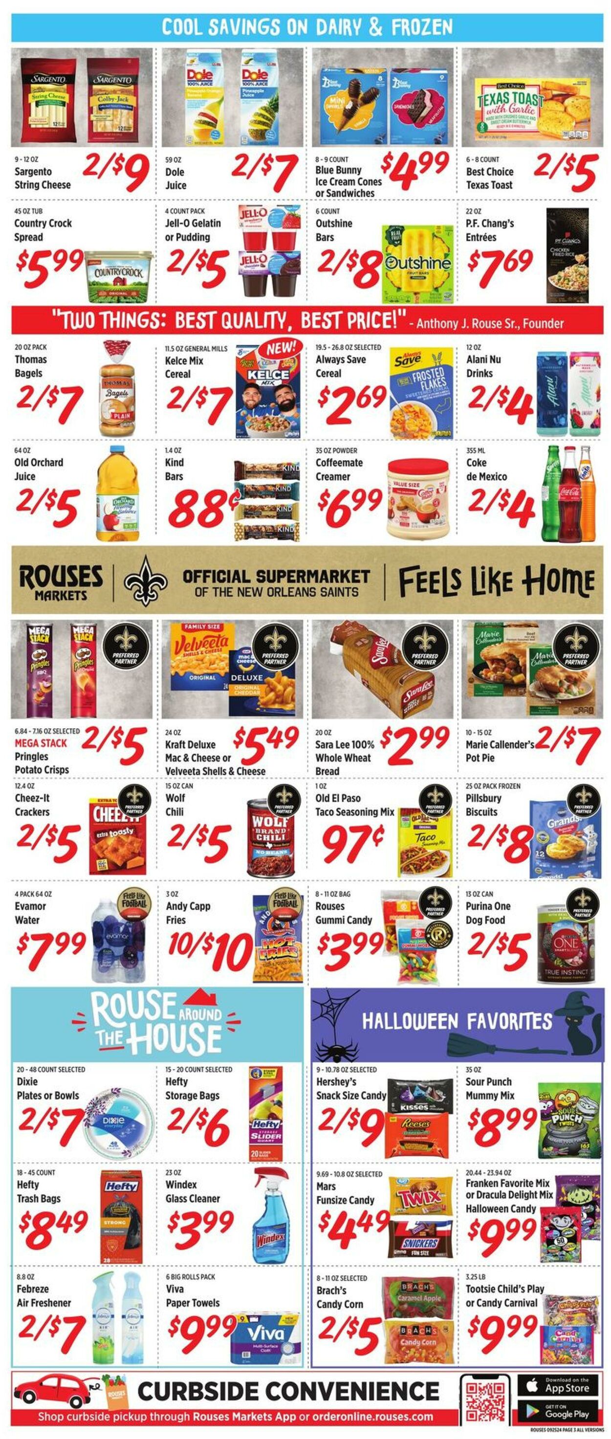 Weekly ad Rouses 09/25/2024 - 10/02/2024