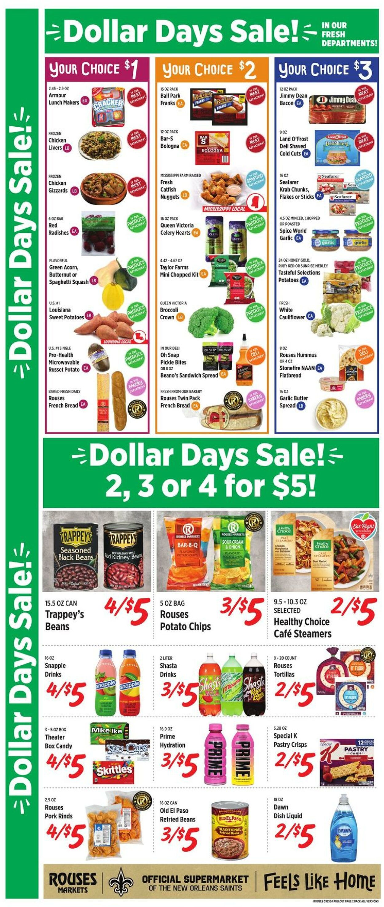 Weekly ad Rouses 09/25/2024 - 10/02/2024