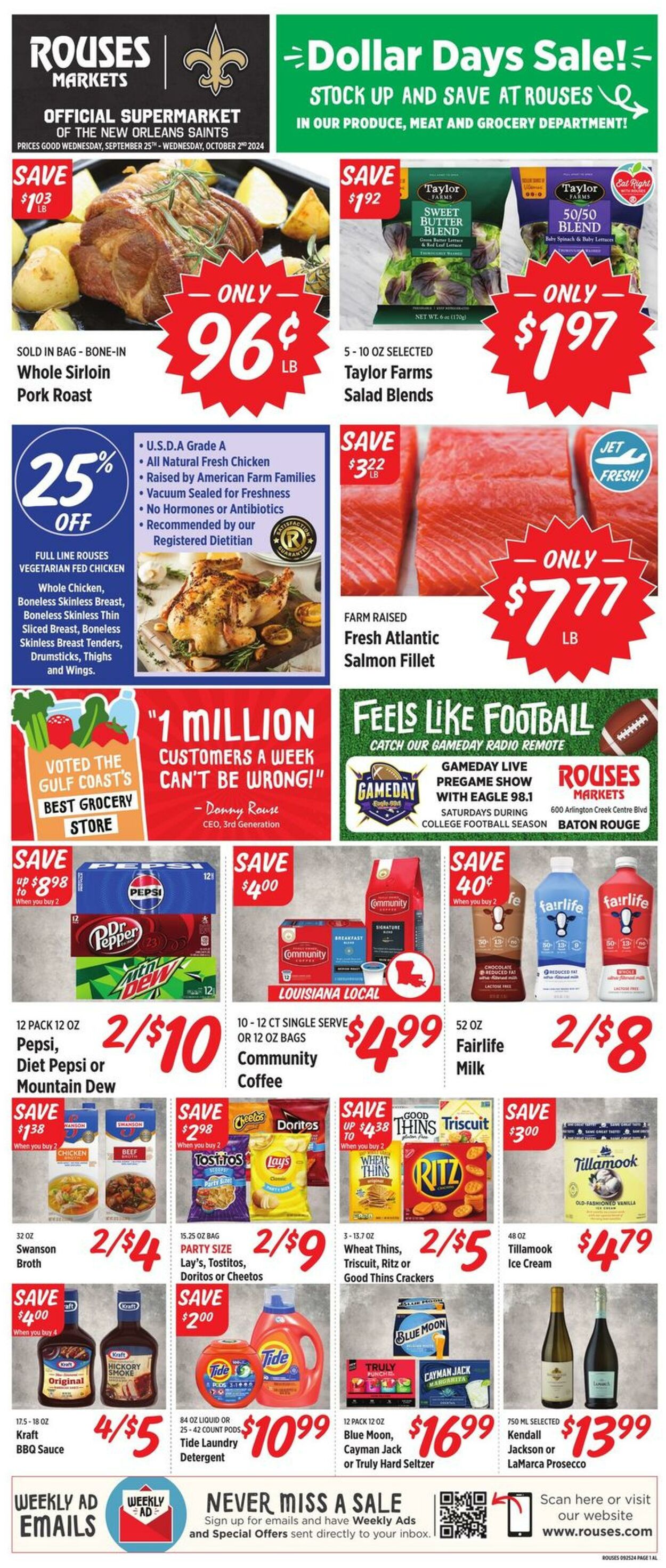 Weekly ad Rouses 09/25/2024 - 10/02/2024