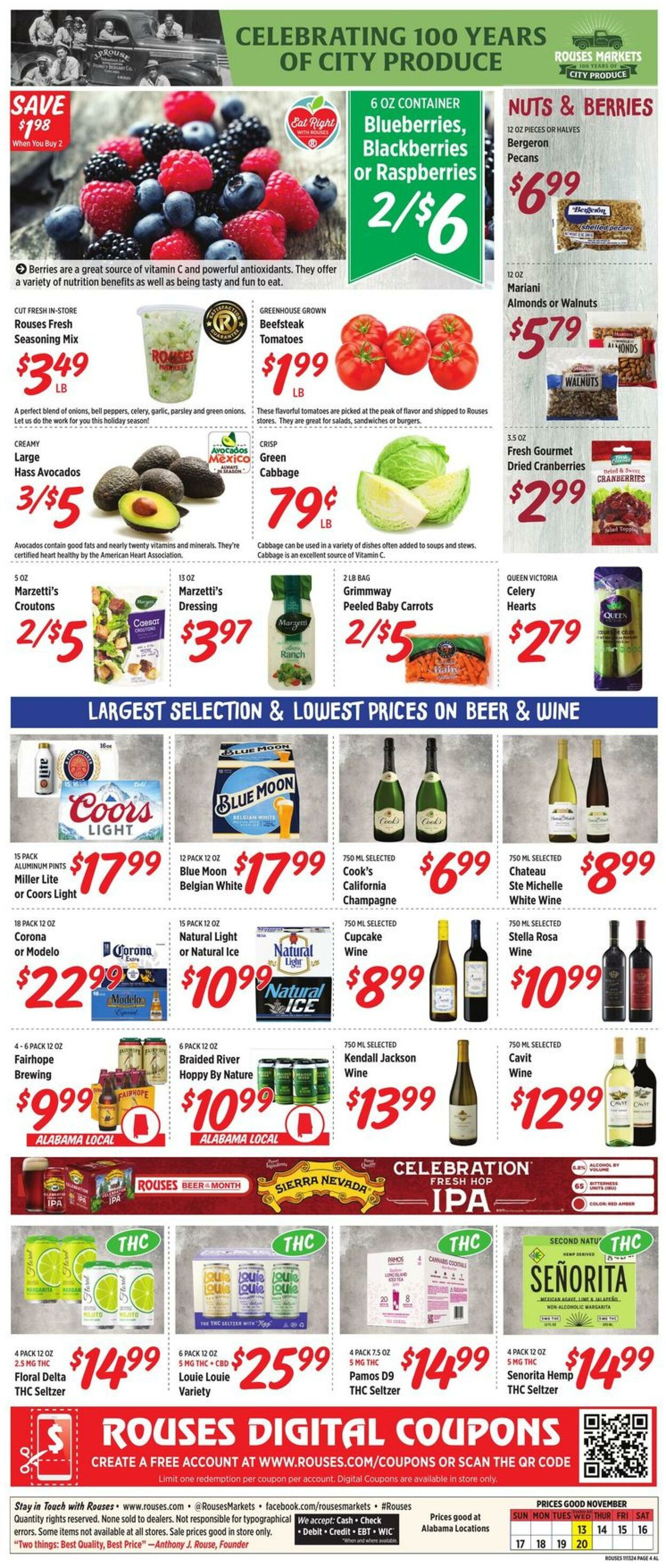 Weekly ad Rouses 11/13/2024 - 11/20/2024