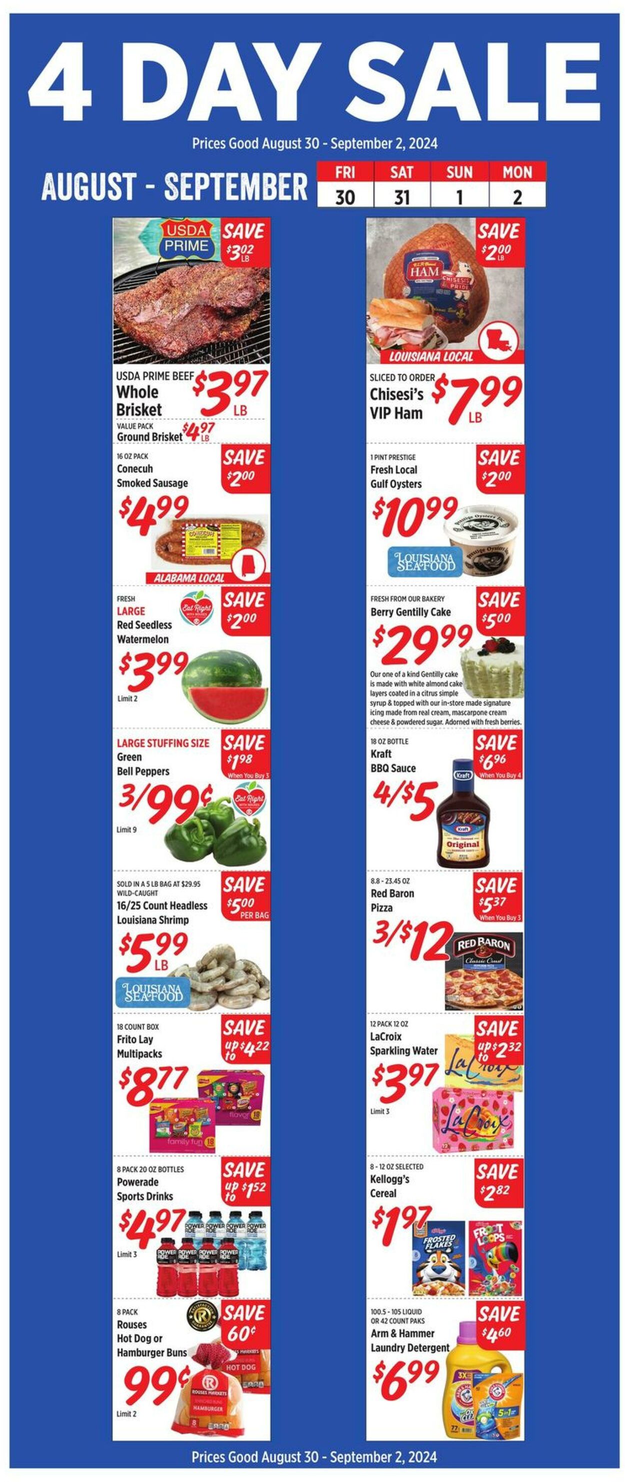 Weekly ad Rouses 08/28/2024 - 09/04/2024