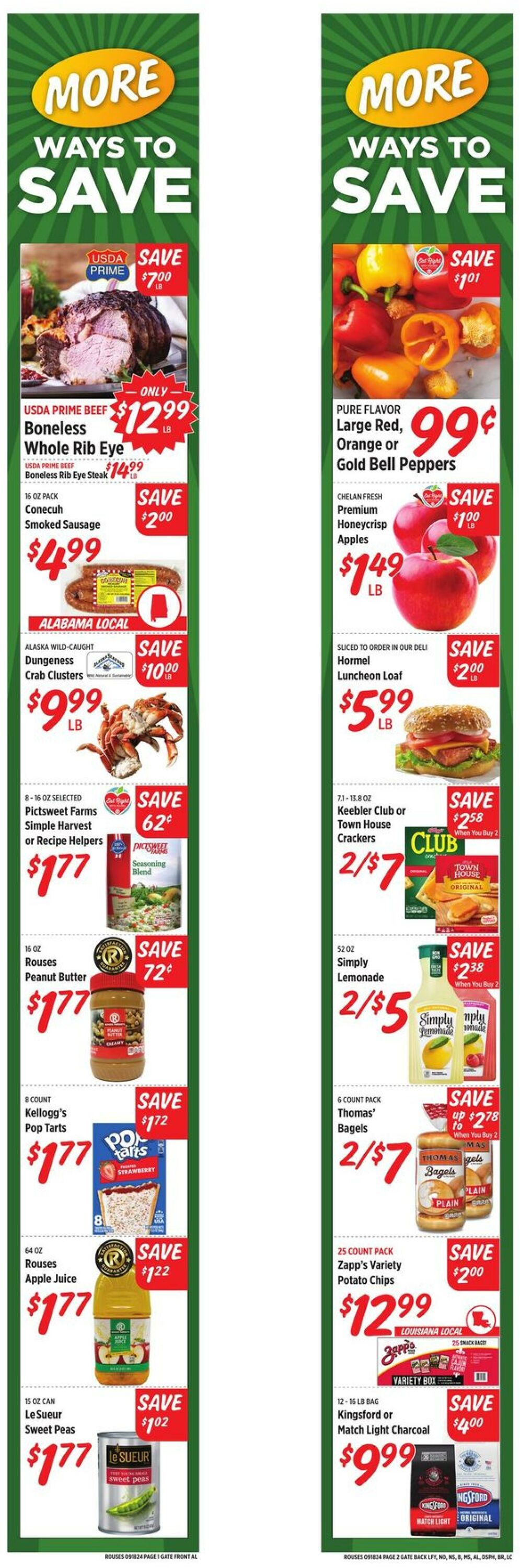 Weekly ad Rouses 09/18/2024 - 09/25/2024