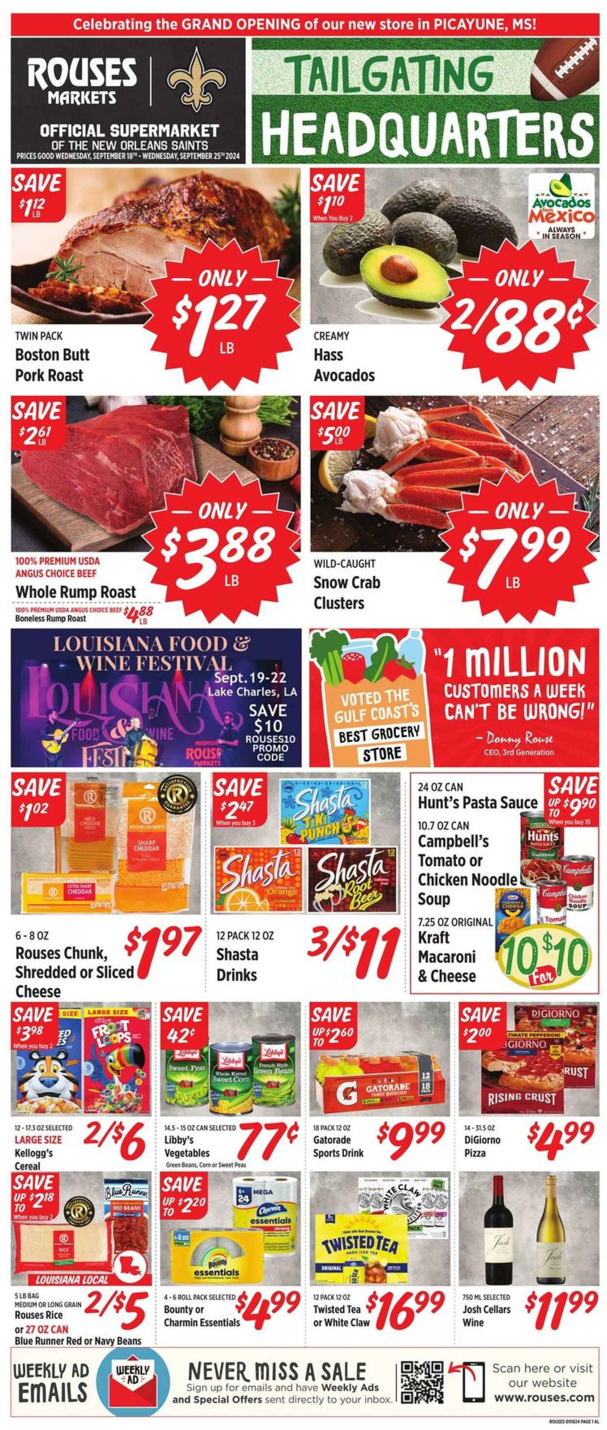 Weekly ad Rouses 09/18/2024 - 09/25/2024