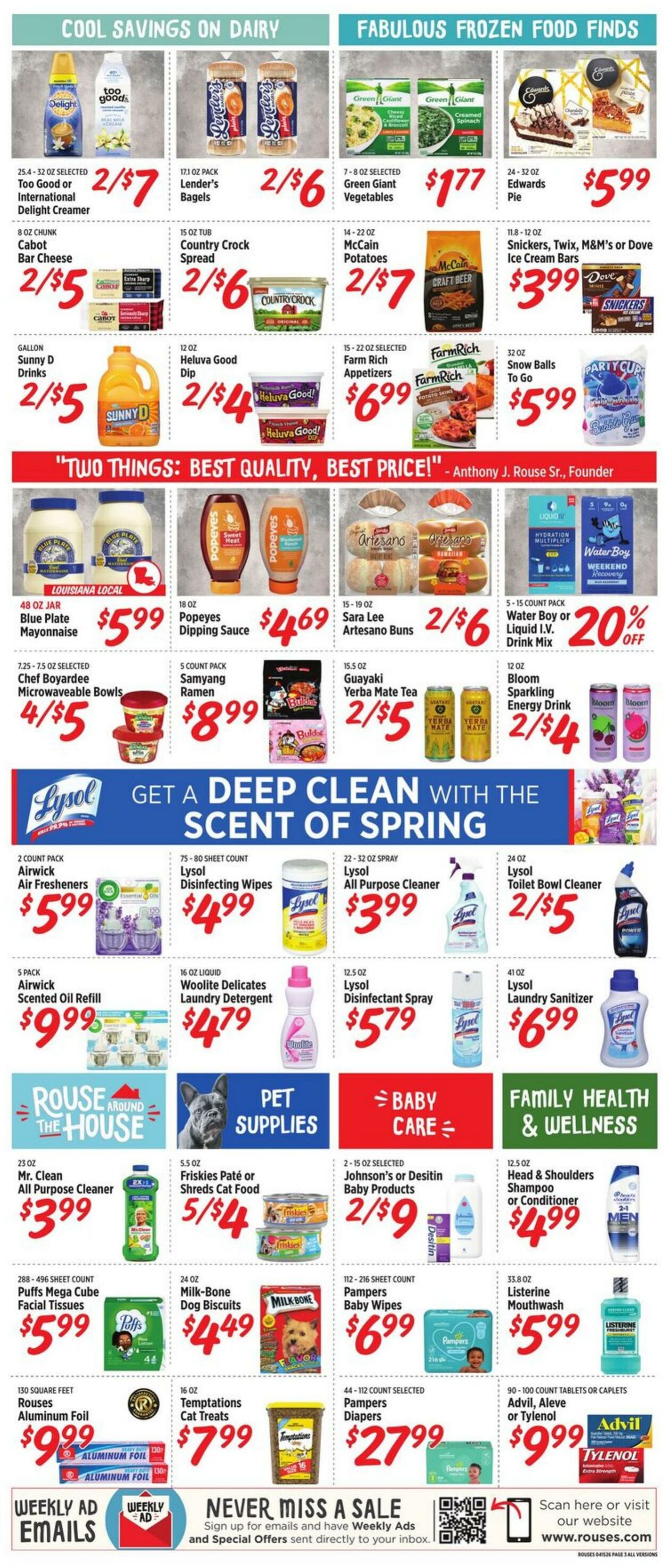 Weekly ad Rouses 04/15/2026 - 04/22/2026