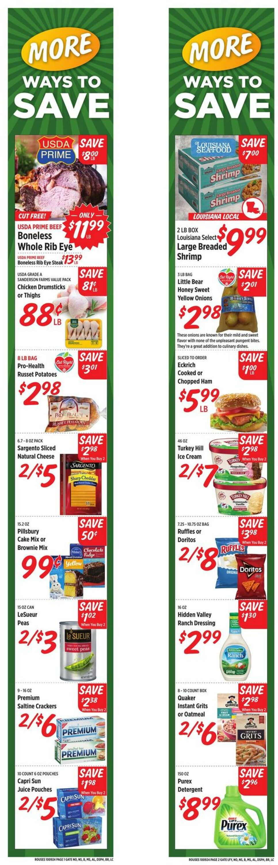 Weekly ad Rouses 10/09/2024 - 10/16/2024