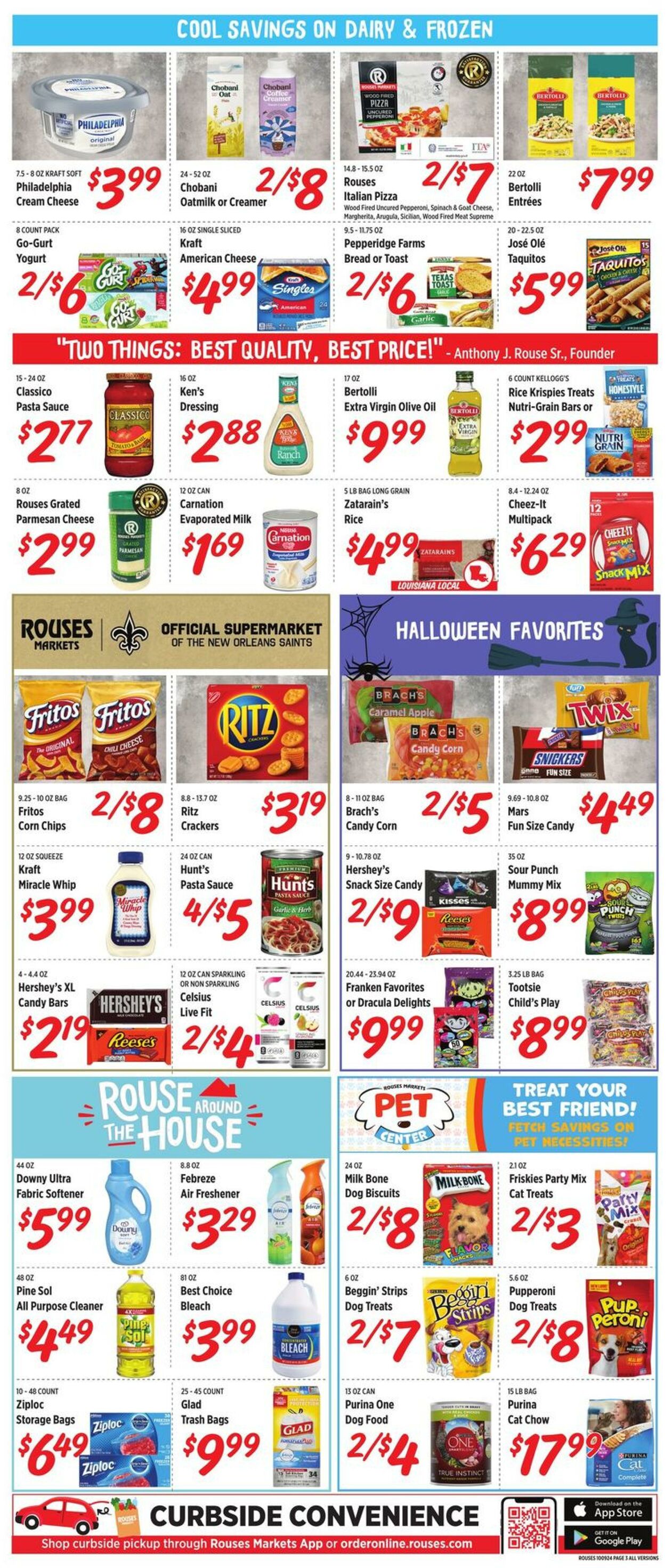 Weekly ad Rouses 10/09/2024 - 10/16/2024