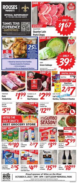 Weekly ad Rouses 10/18/2023 - 10/25/2023