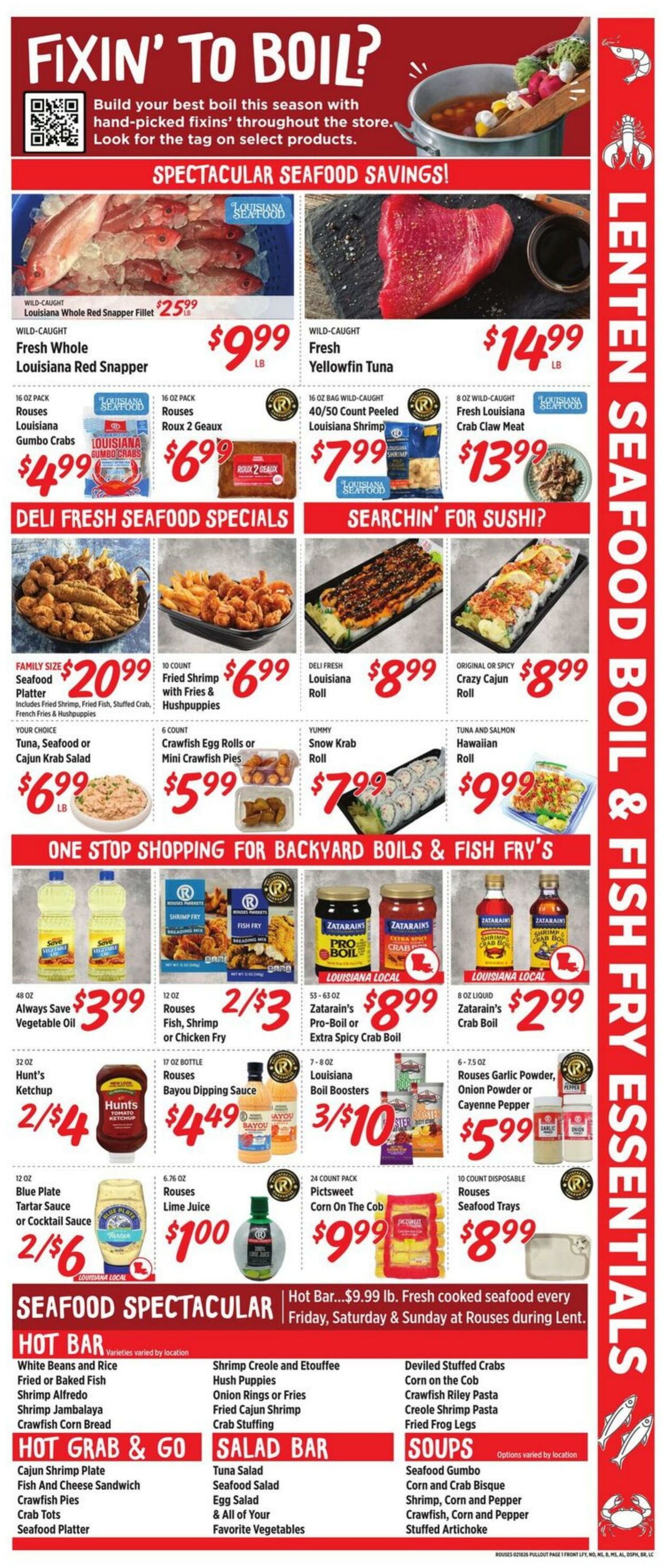 Weekly ad Rouses 02/18/2026 - 02/25/2026