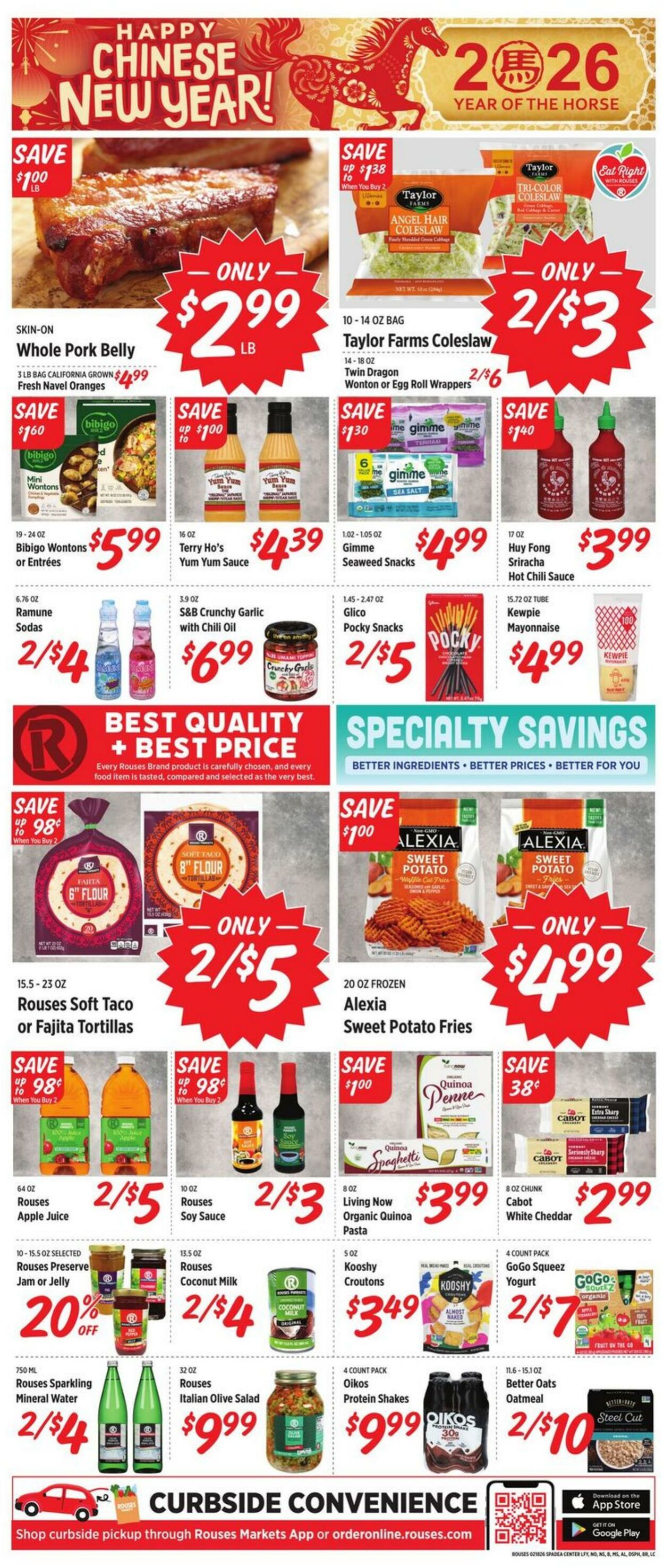 Weekly ad Rouses 02/18/2026 - 02/25/2026