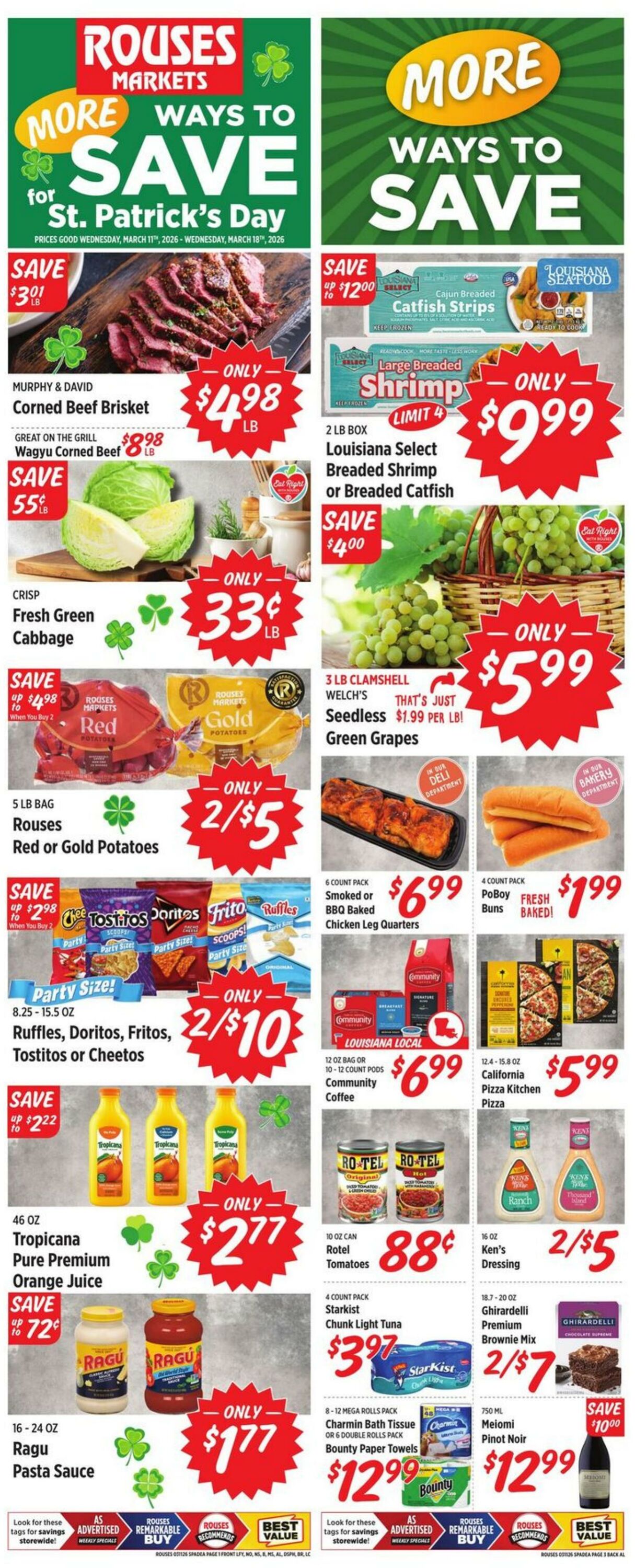 Weekly ad Rouses 03/11/2026 - 03/18/2026