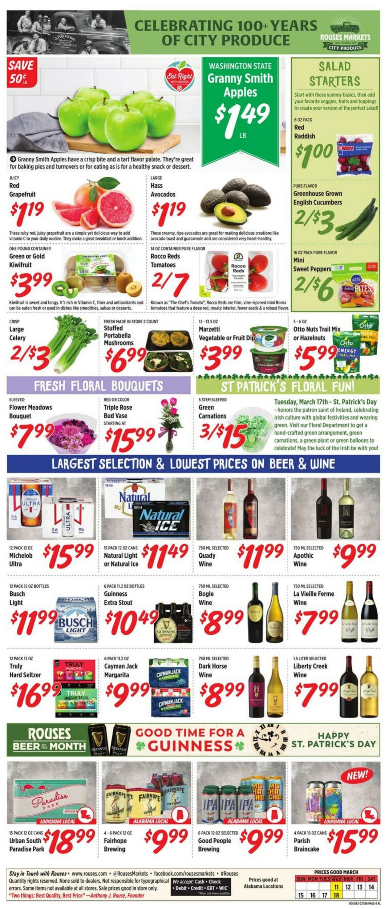 Weekly ad Rouses 03/11/2026 - 03/18/2026