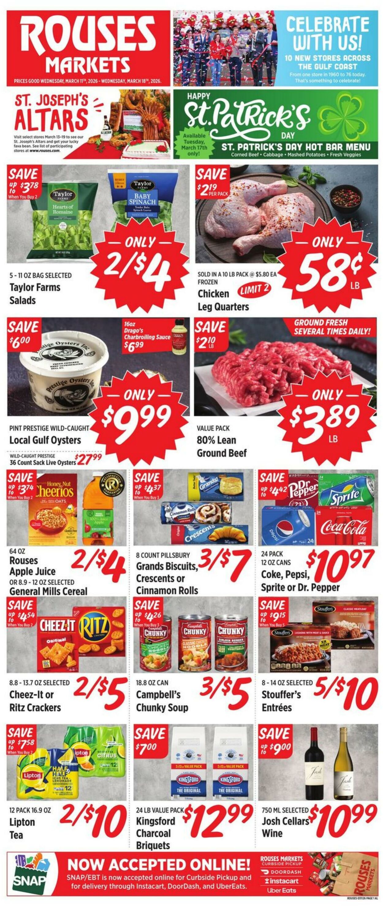 Weekly ad Rouses 03/11/2026 - 03/18/2026