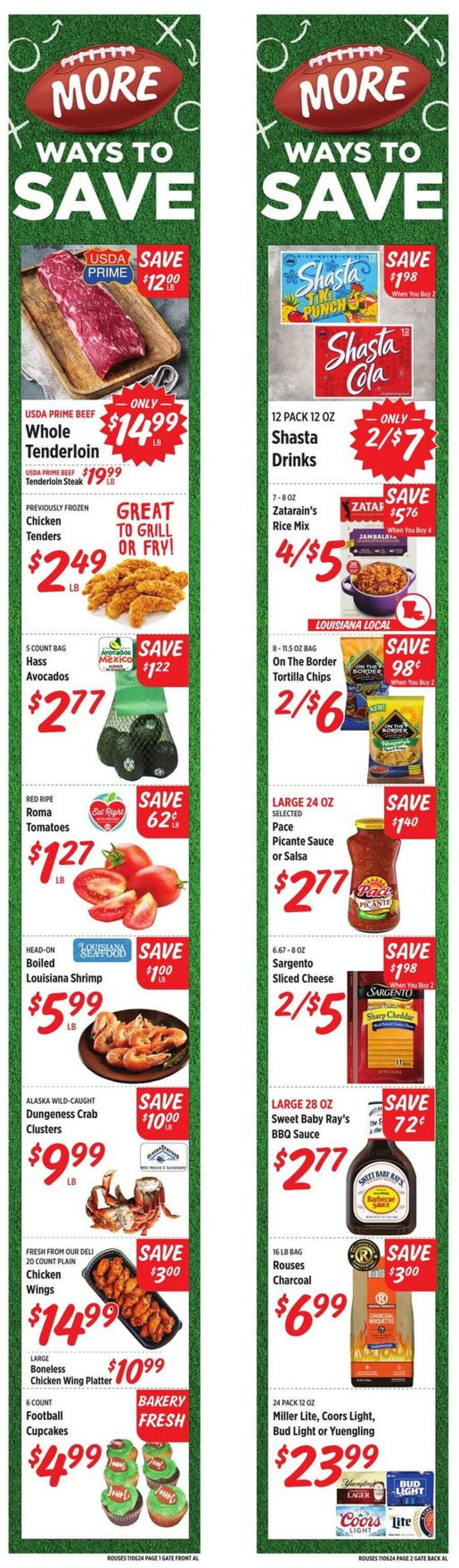 Weekly ad Rouses 11/06/2024 - 11/13/2024