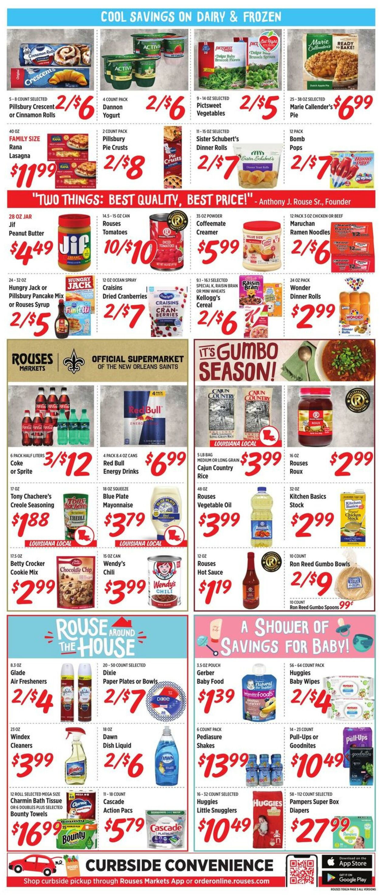 Weekly ad Rouses 11/06/2024 - 11/13/2024