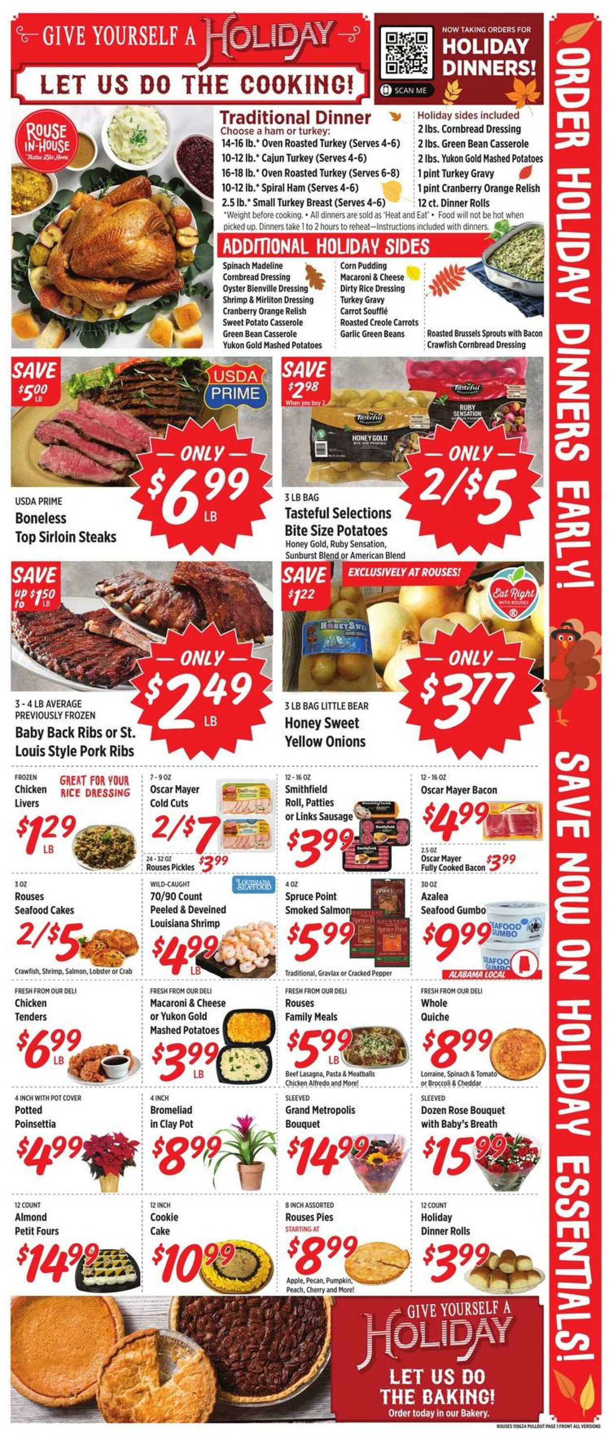 Weekly ad Rouses 11/06/2024 - 11/13/2024