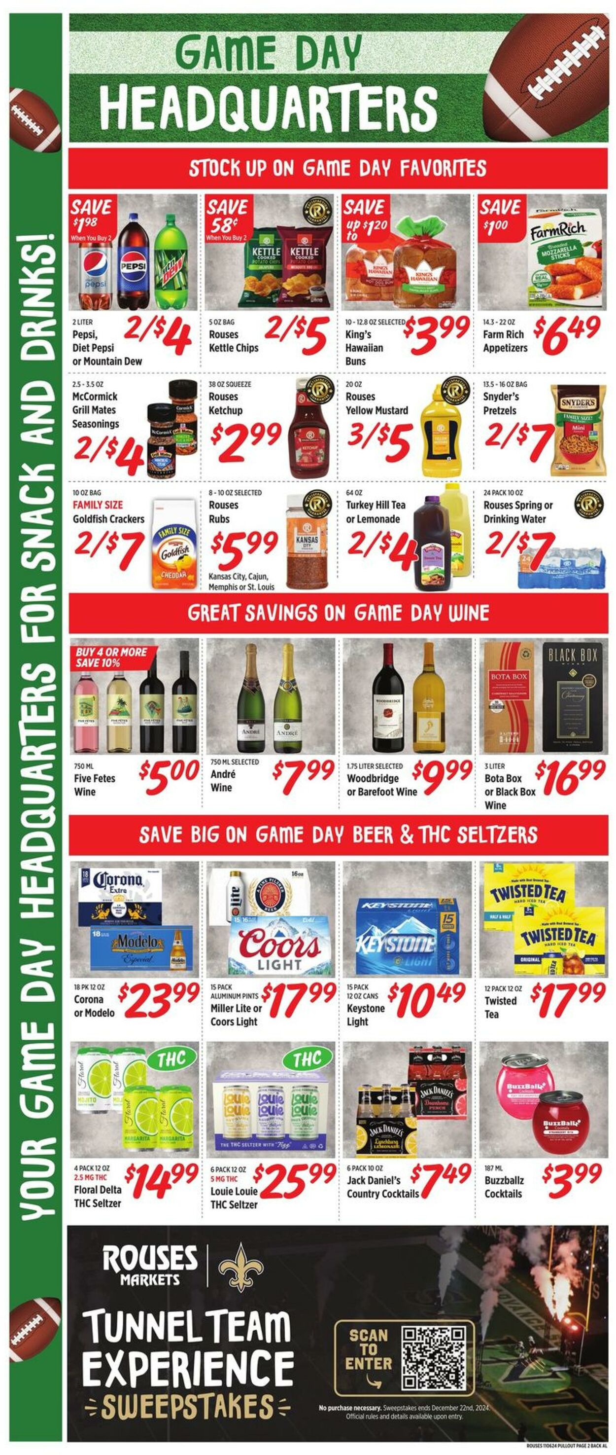 Weekly ad Rouses 11/06/2024 - 11/13/2024