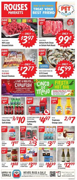 Weekly ad Rouses 03/27/2024 - 04/03/2024