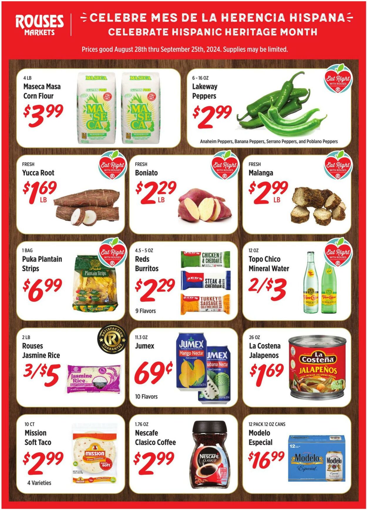 Weekly ad Rouses 08/28/2024 - 09/25/2024