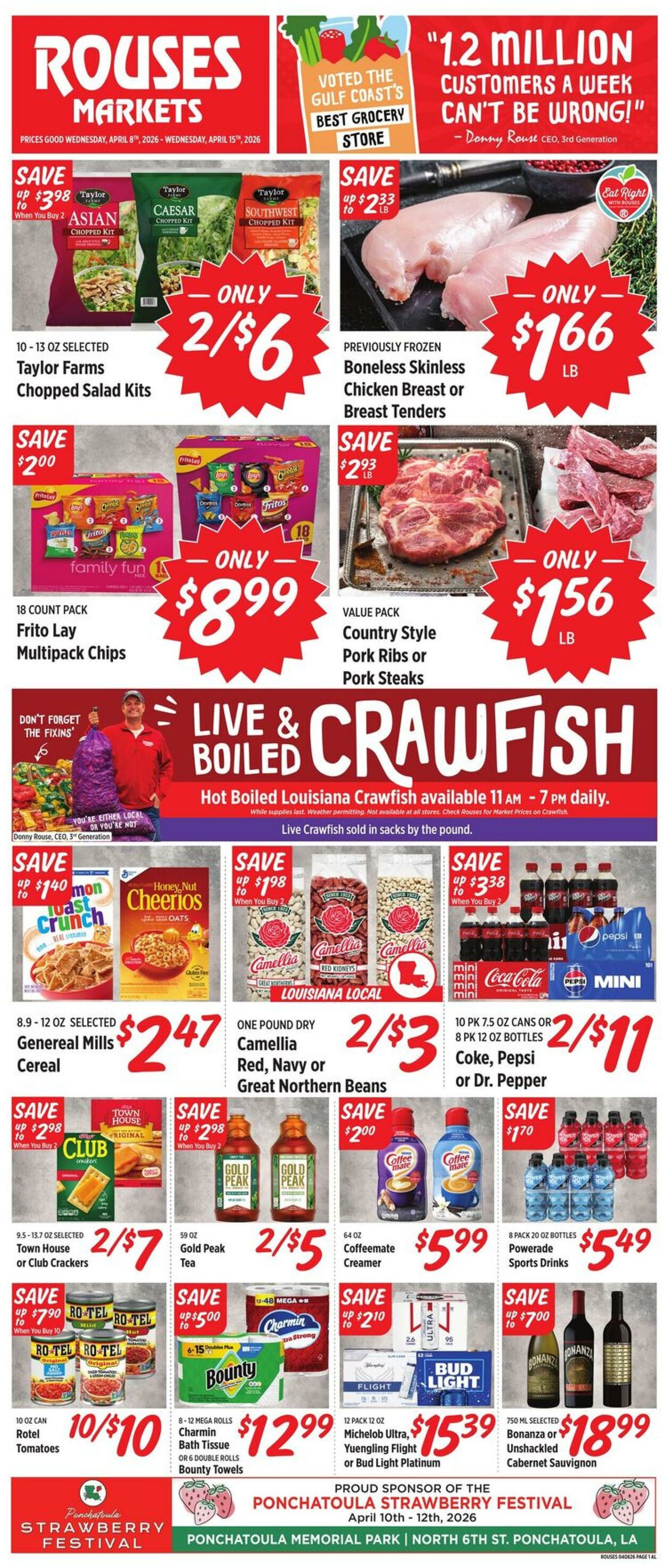 Weekly ad Rouses 04/08/2026 - 04/15/2026