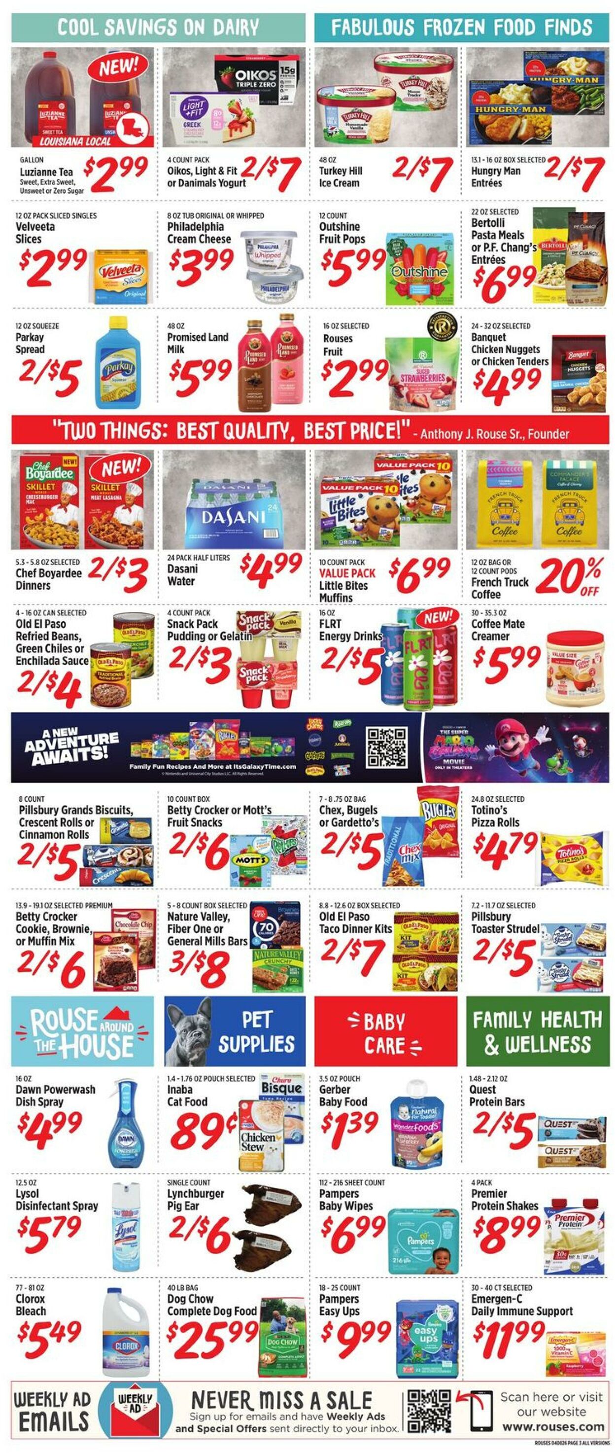 Weekly ad Rouses 04/08/2026 - 04/15/2026