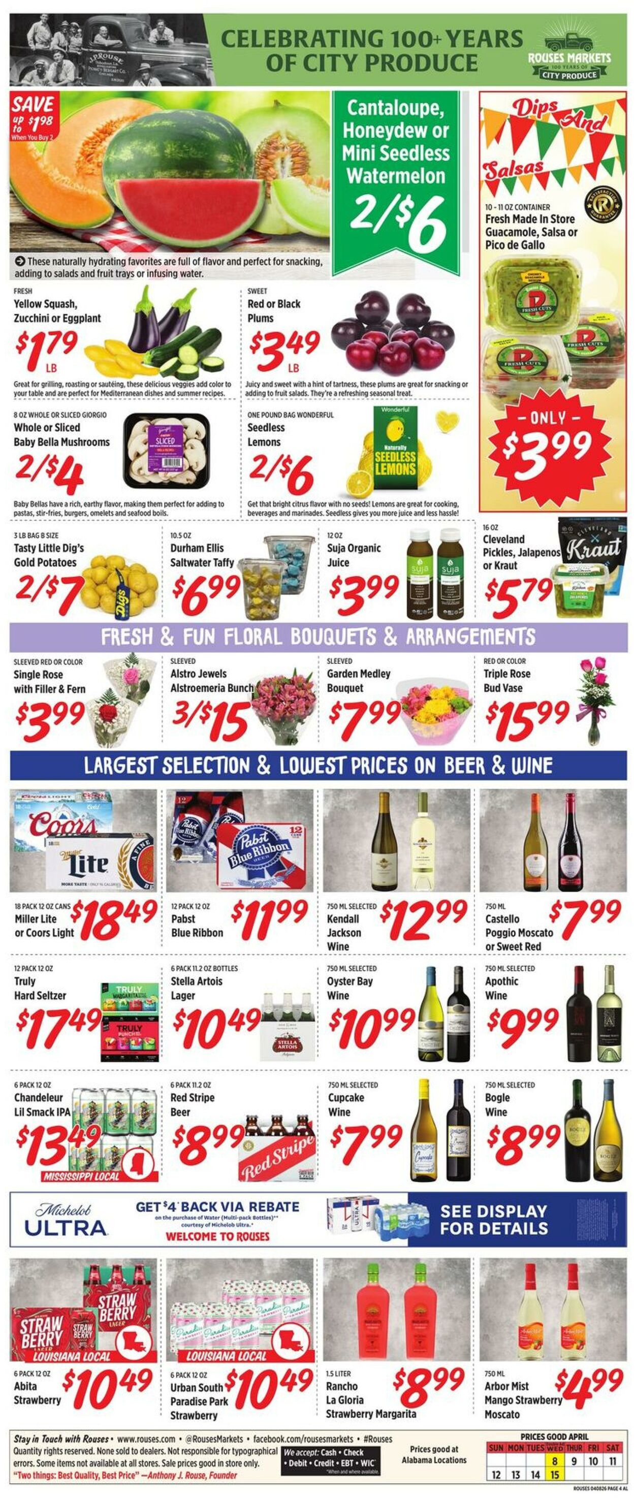 Weekly ad Rouses 04/08/2026 - 04/15/2026