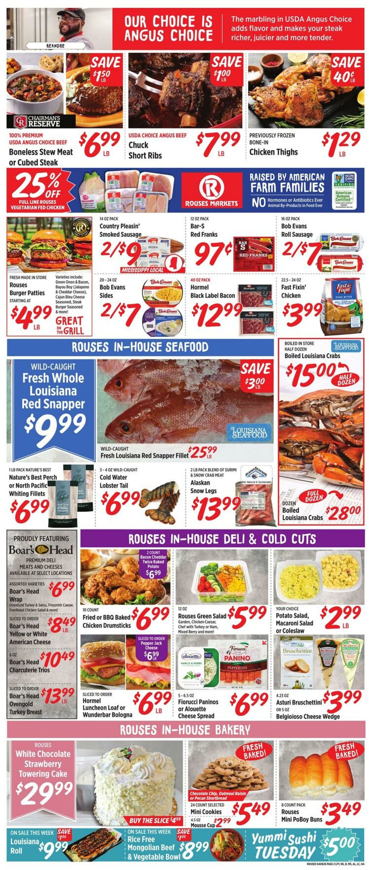 Weekly ad Rouses 04/08/2026 - 04/15/2026