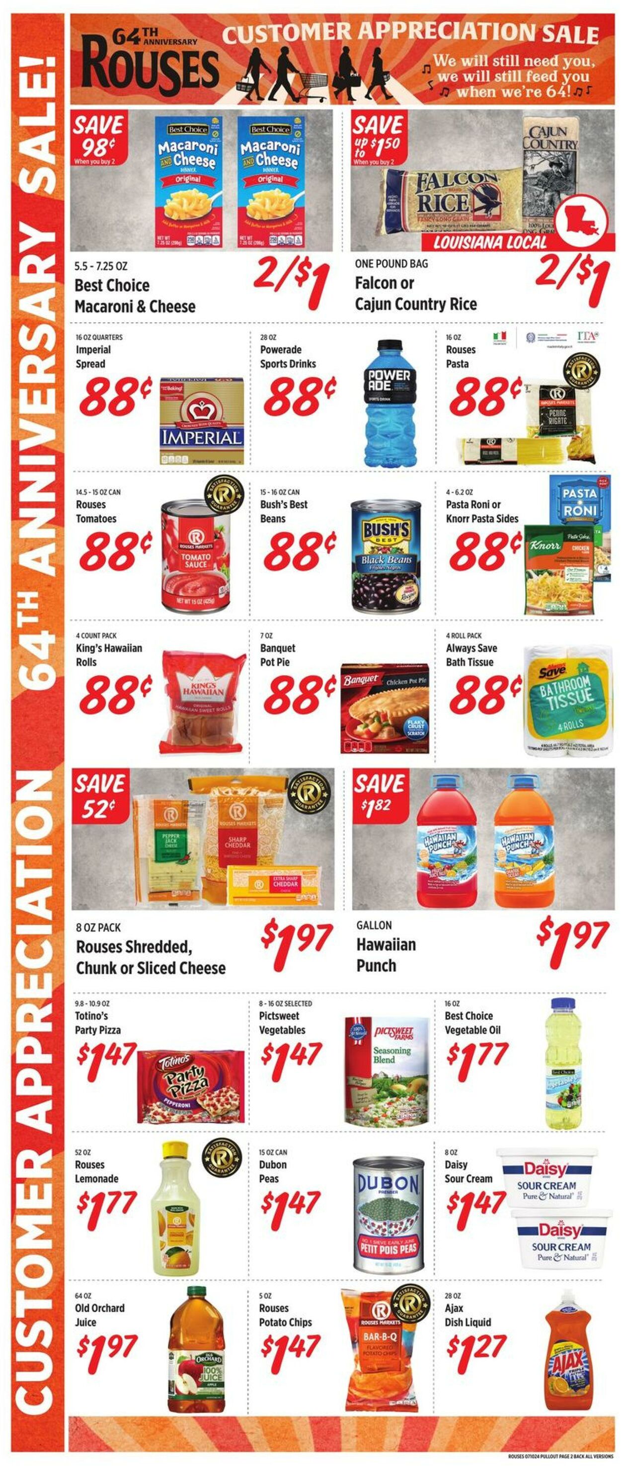 Weekly ad Rouses 07/10/2024 - 07/17/2024