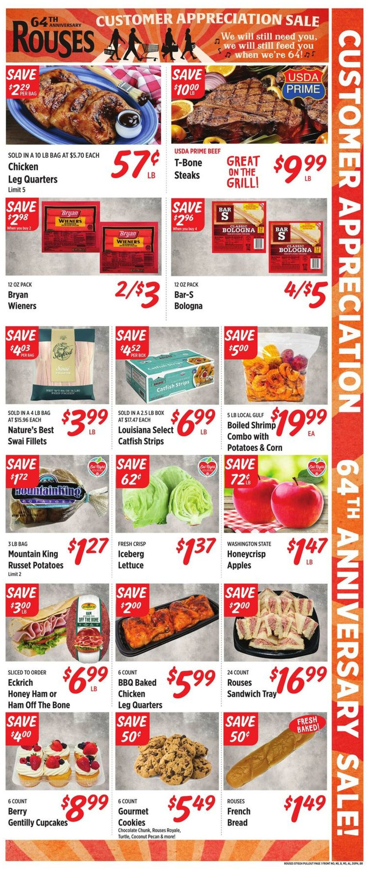 Weekly ad Rouses 07/10/2024 - 07/17/2024