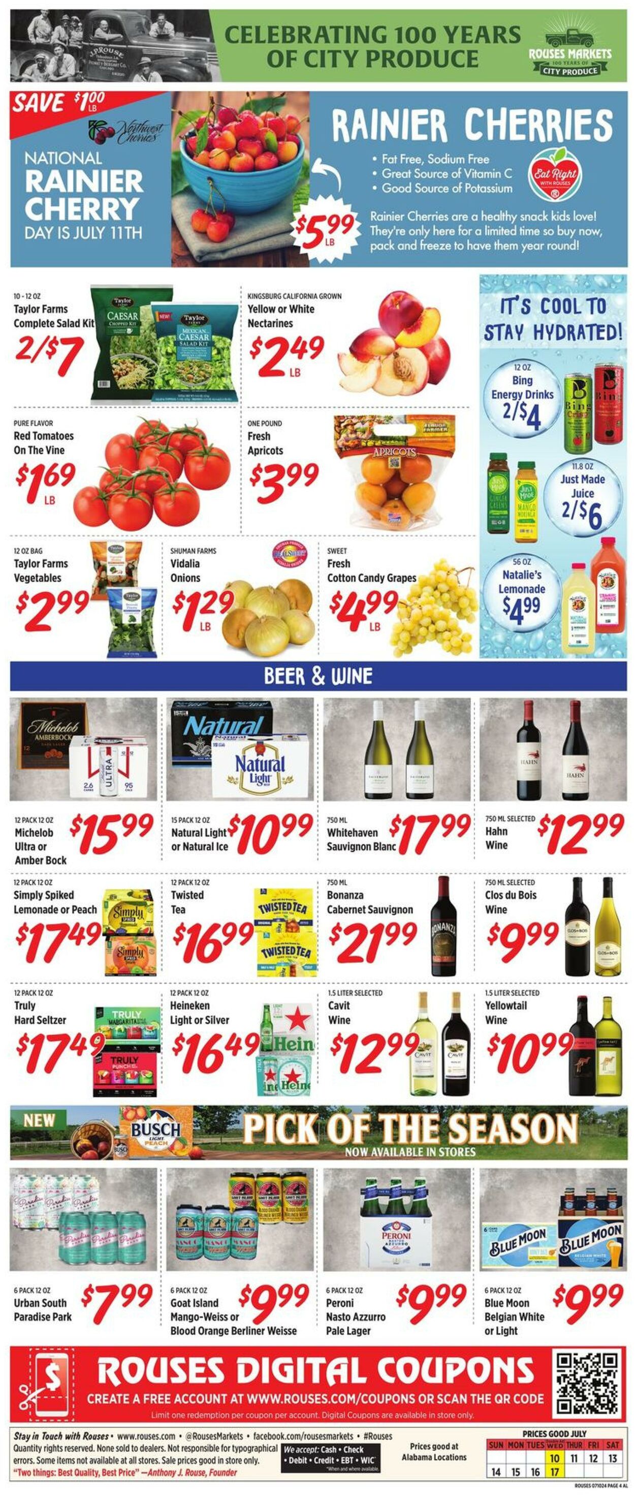 Weekly ad Rouses 07/10/2024 - 07/17/2024