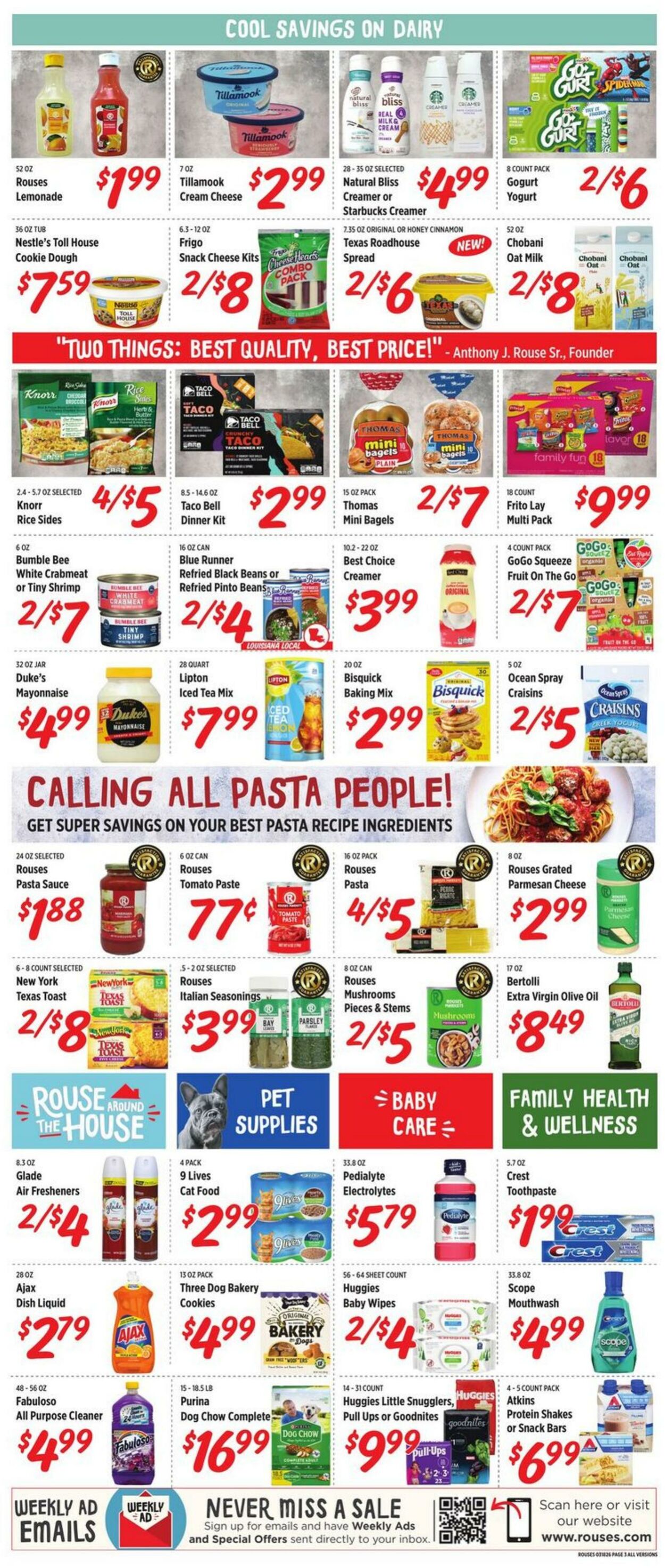 Weekly ad Rouses 03/18/2026 - 03/25/2026