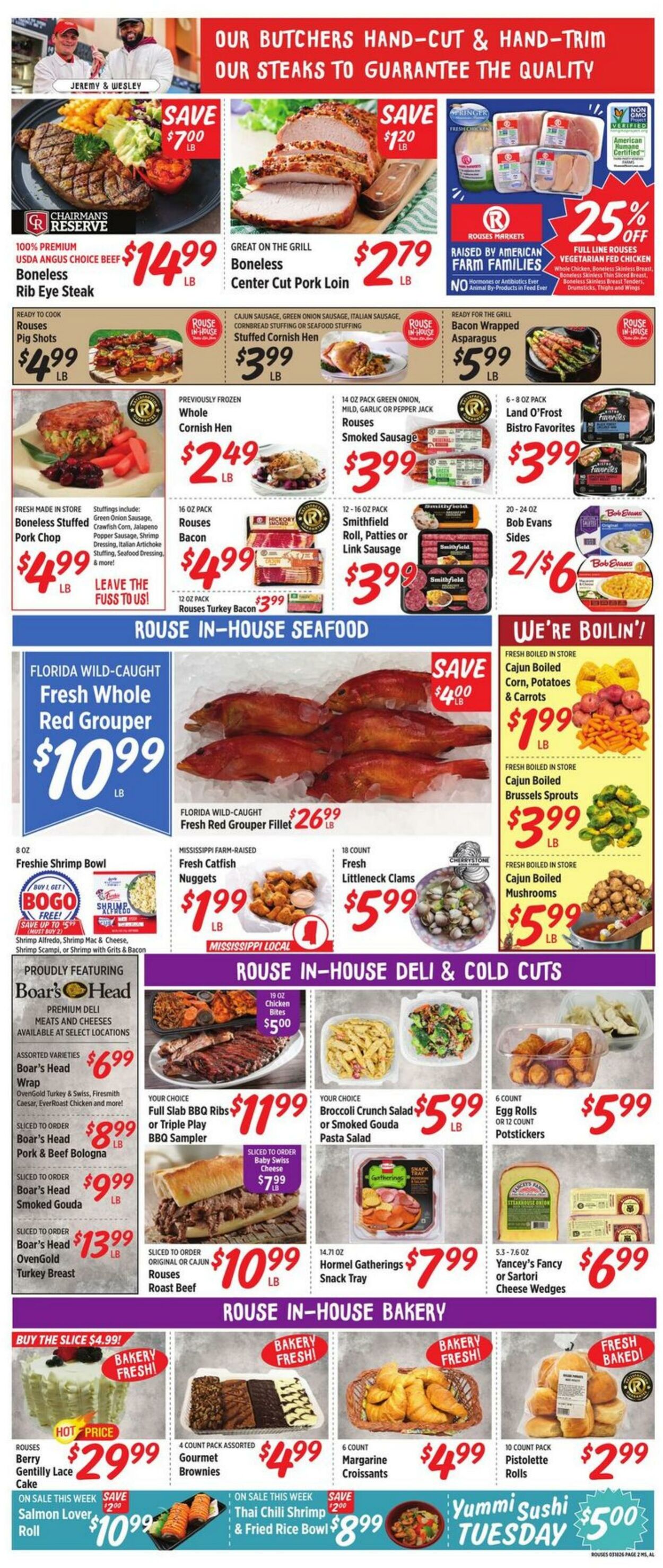 Weekly ad Rouses 03/18/2026 - 03/25/2026