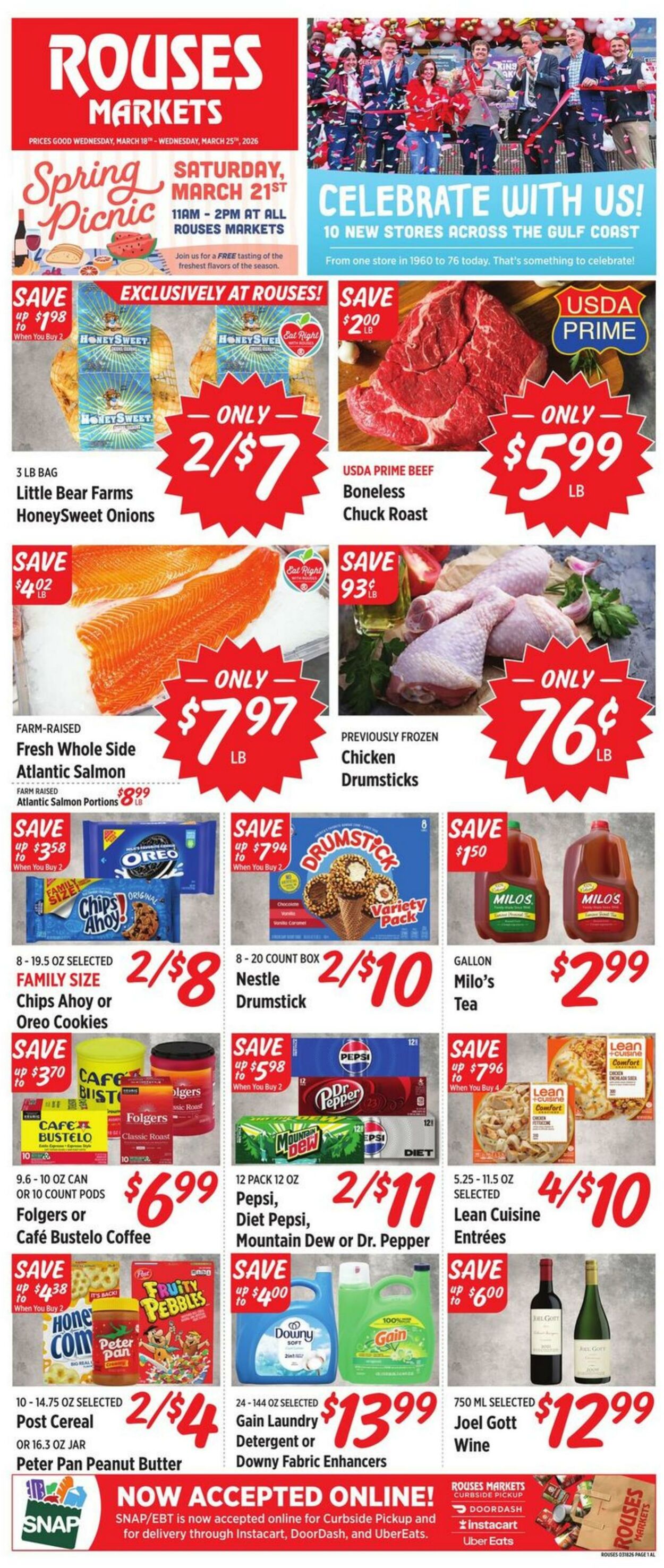 Weekly ad Rouses 03/18/2026 - 03/25/2026