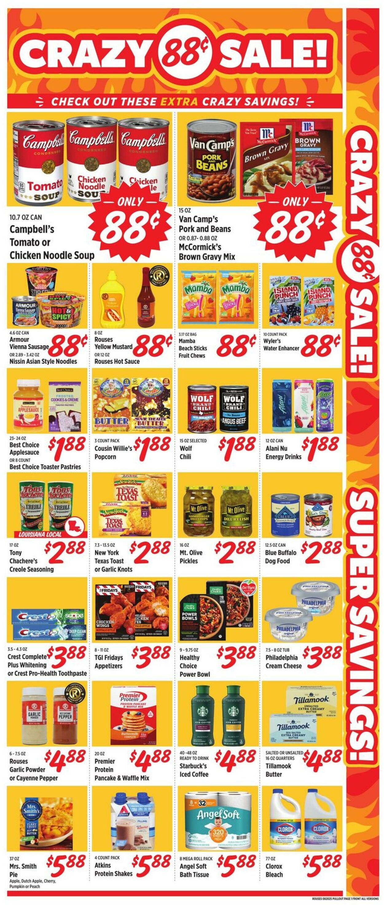 Weekly ad Rouses 08/20/2025 - 08/27/2025