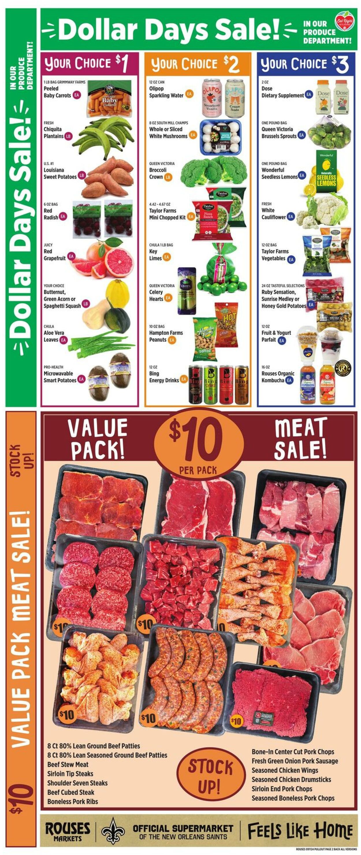 Weekly ad Rouses 09/11/2024 - 09/18/2024