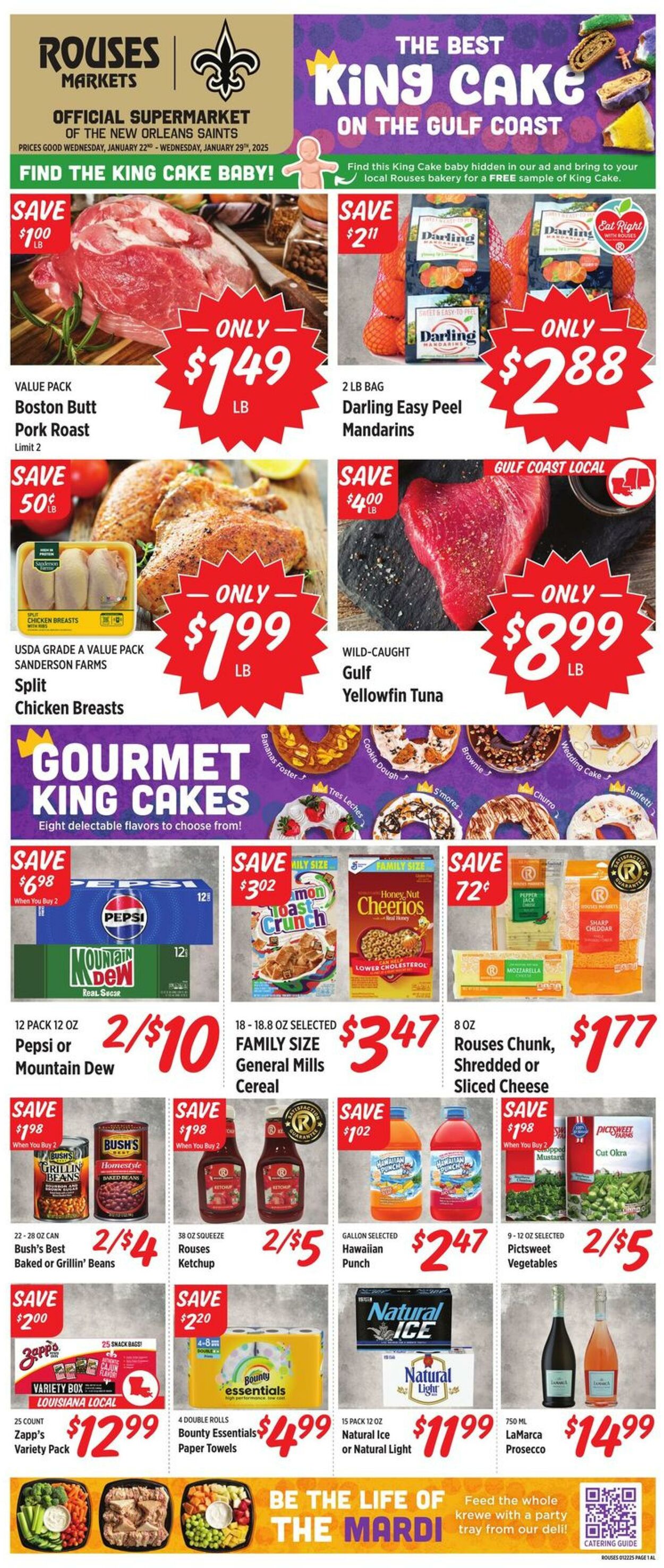 Weekly ad Rouses 01/22/2025 - 01/29/2025