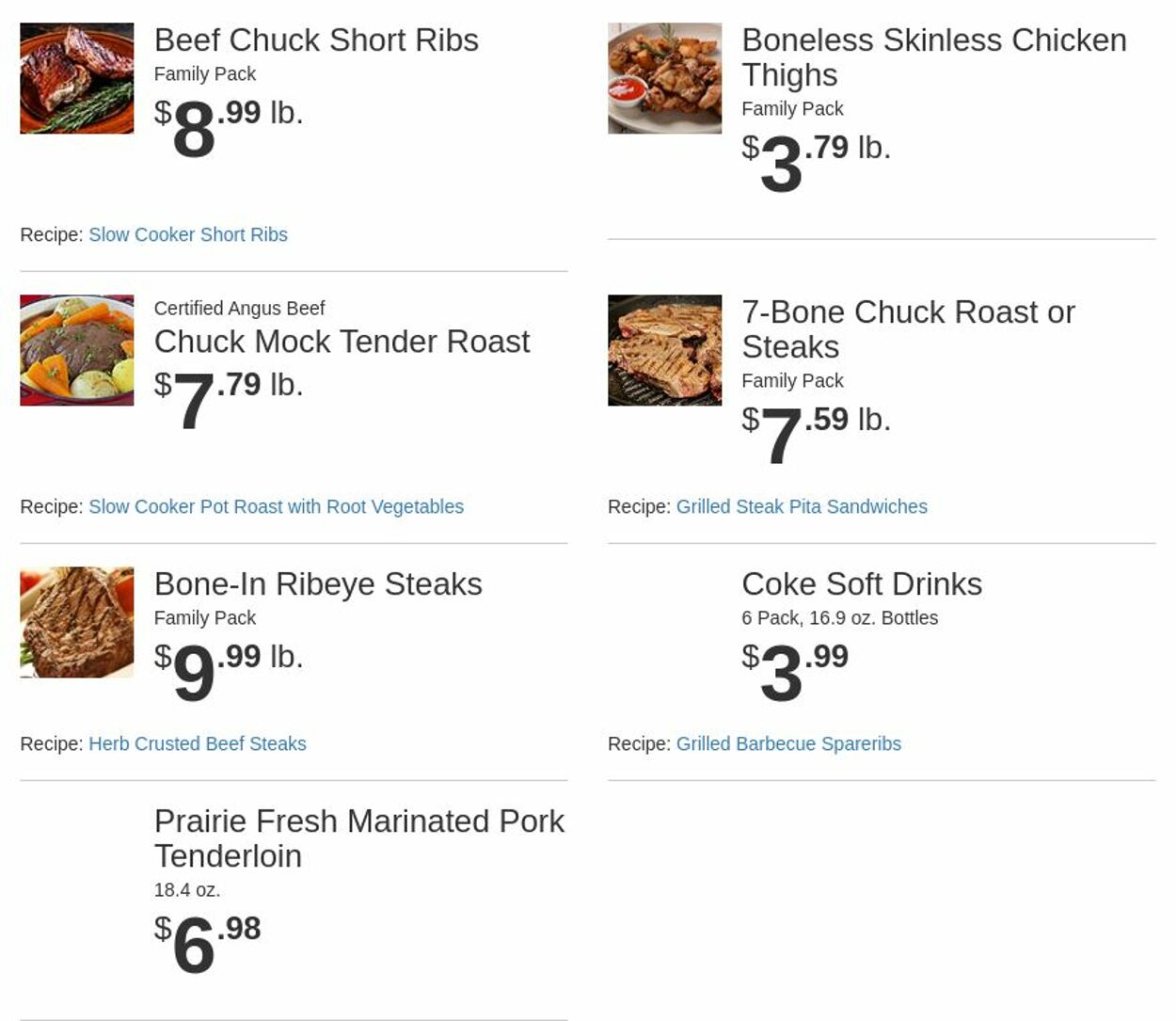 Weekly ad Rowe's IGA Supermarkets 10/15/2025 - 10/21/2025
