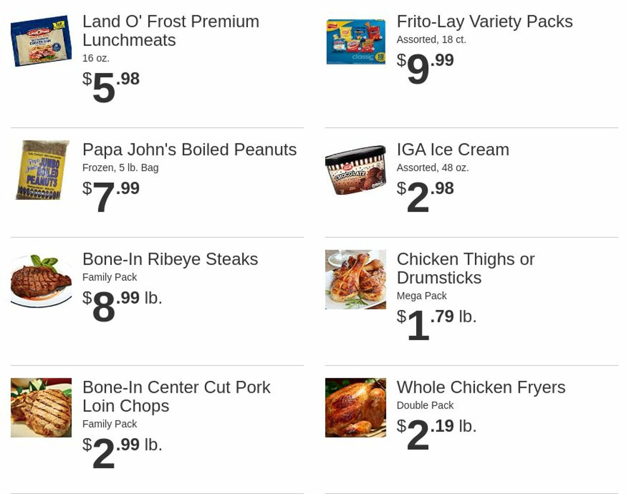Weekly ad Rowe's IGA Supermarkets 06/18/2025 - 06/24/2025