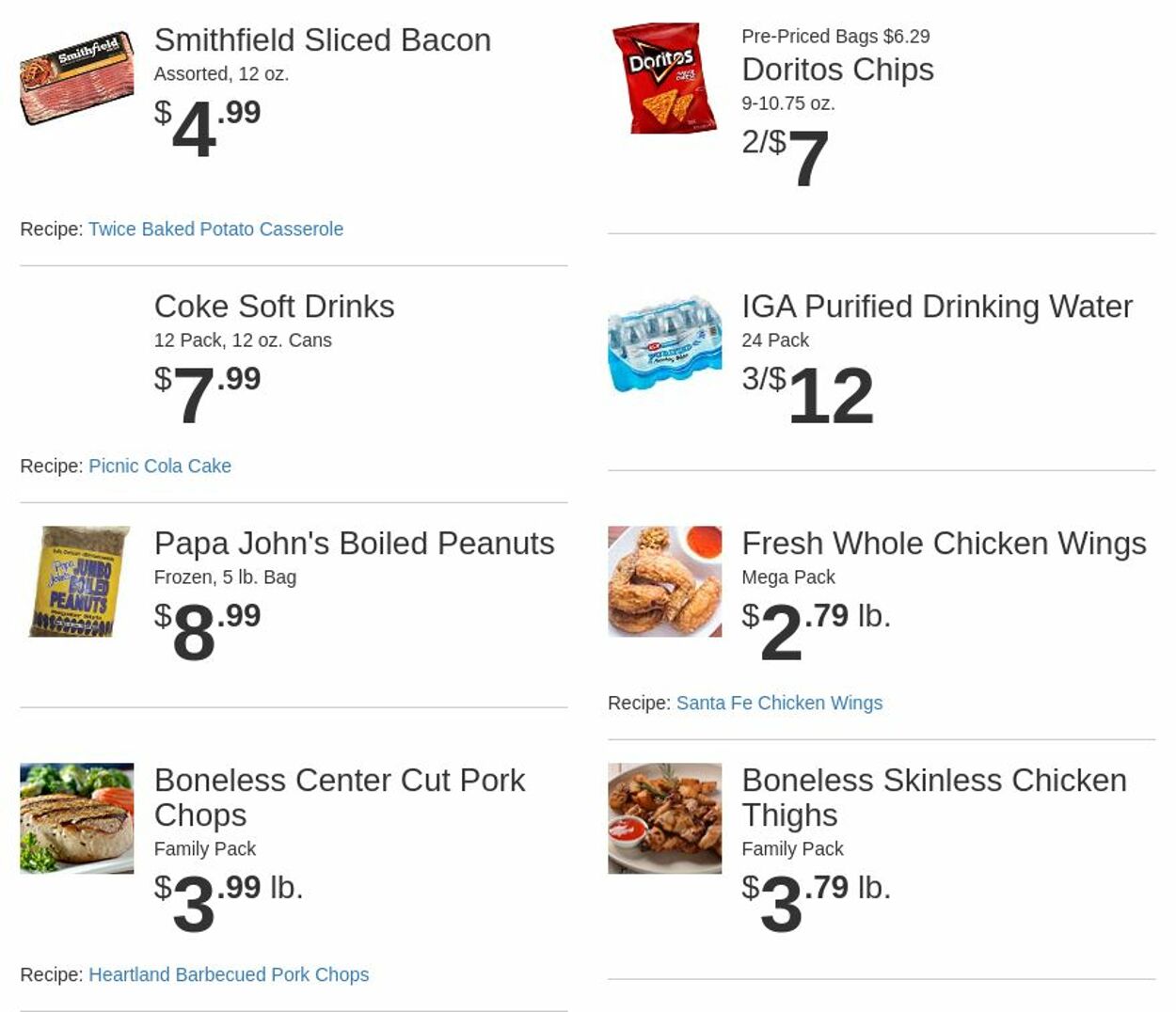 Weekly ad Rowe's IGA Supermarkets 01/14/2026 - 01/20/2026