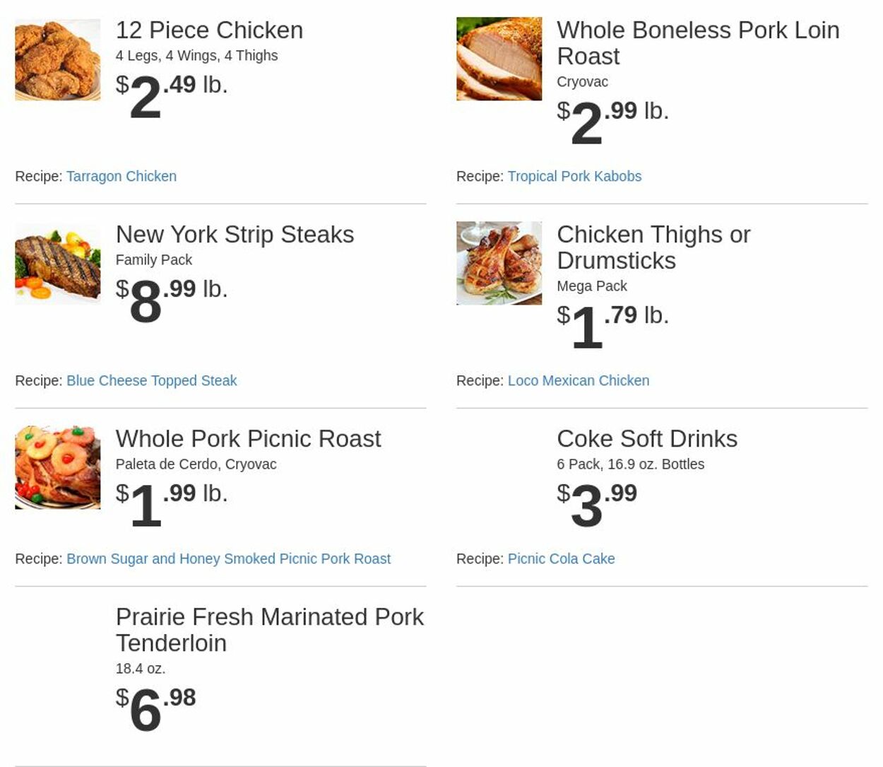 Weekly ad Rowe's IGA Supermarkets 07/23/2025 - 07/29/2025