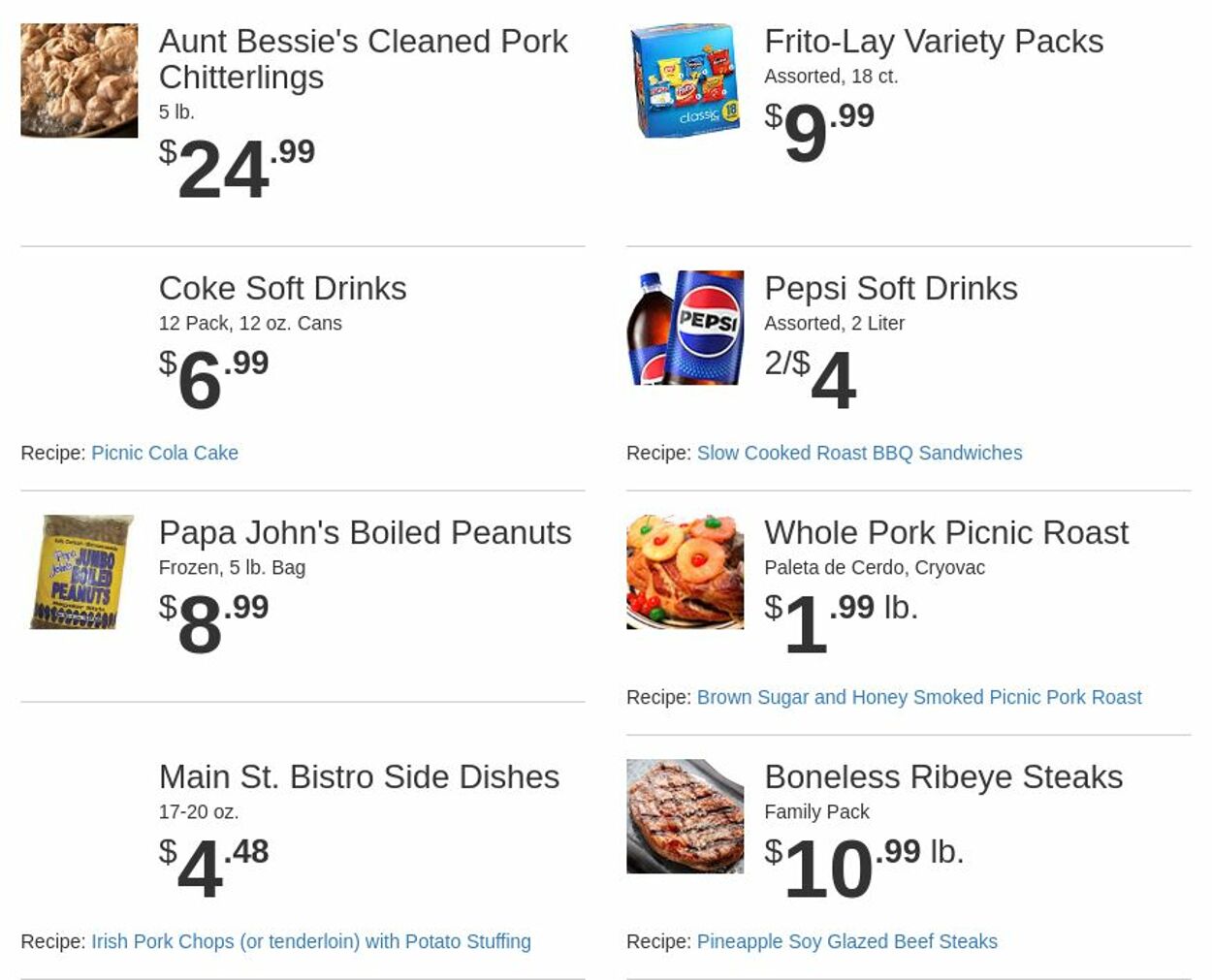 Weekly ad Rowe's IGA Supermarkets 11/12/2025 - 11/18/2025