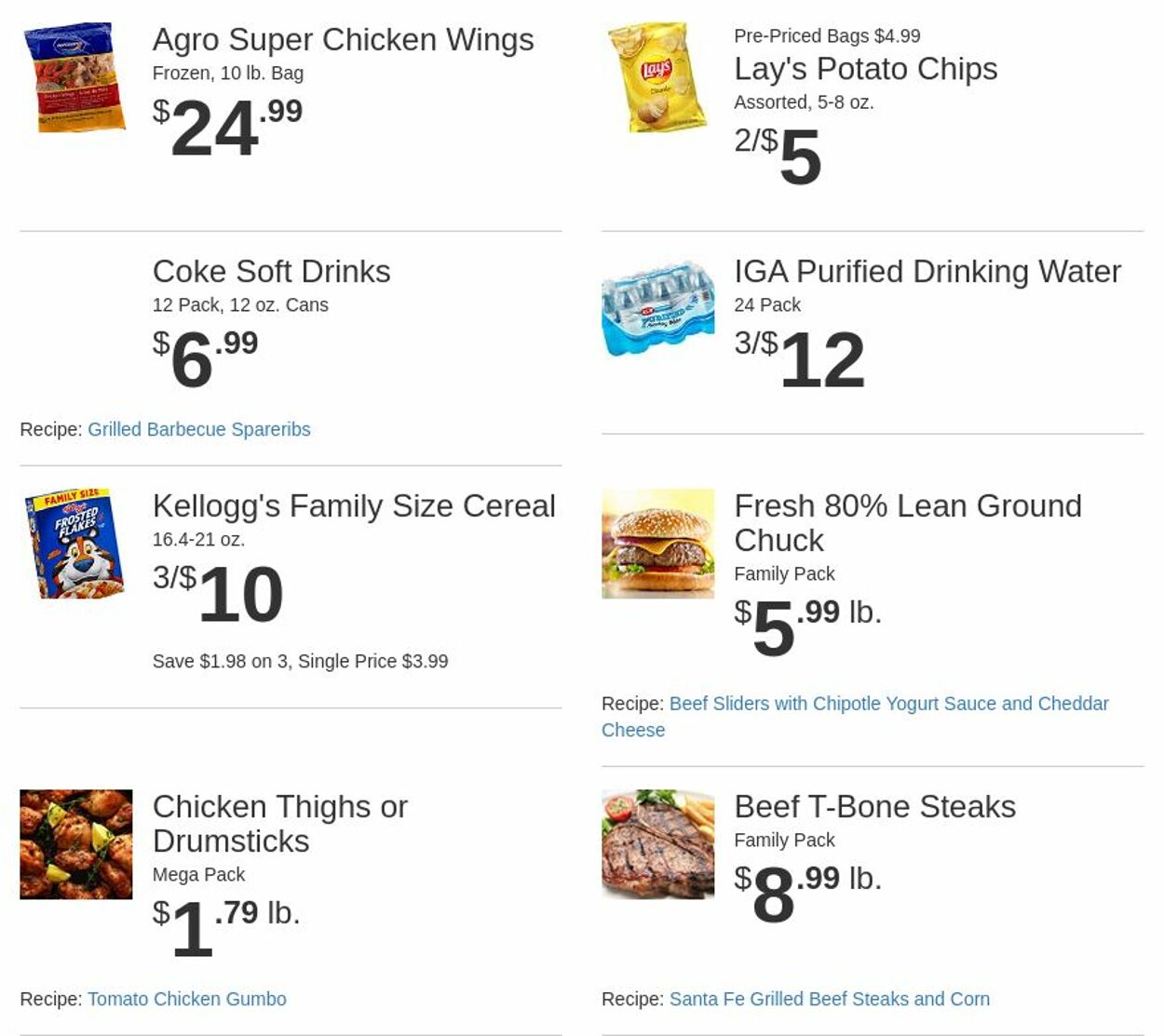 Weekly ad Rowe's IGA Supermarkets 10/22/2025 - 10/28/2025