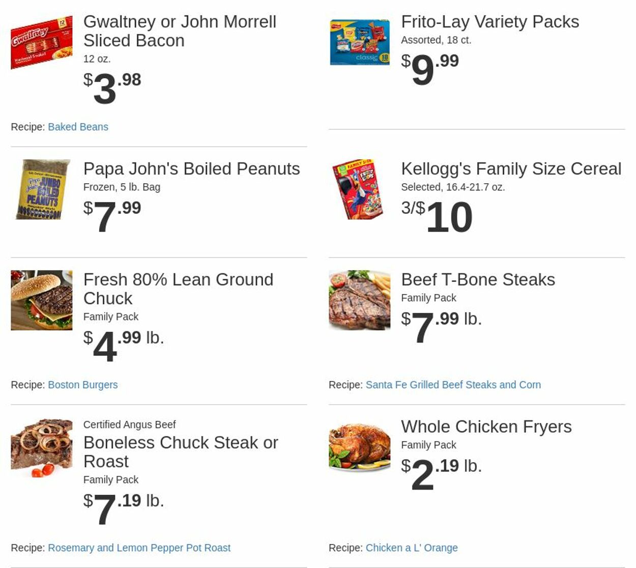 Weekly ad Rowe's IGA Supermarkets 07/16/2025 - 07/22/2025