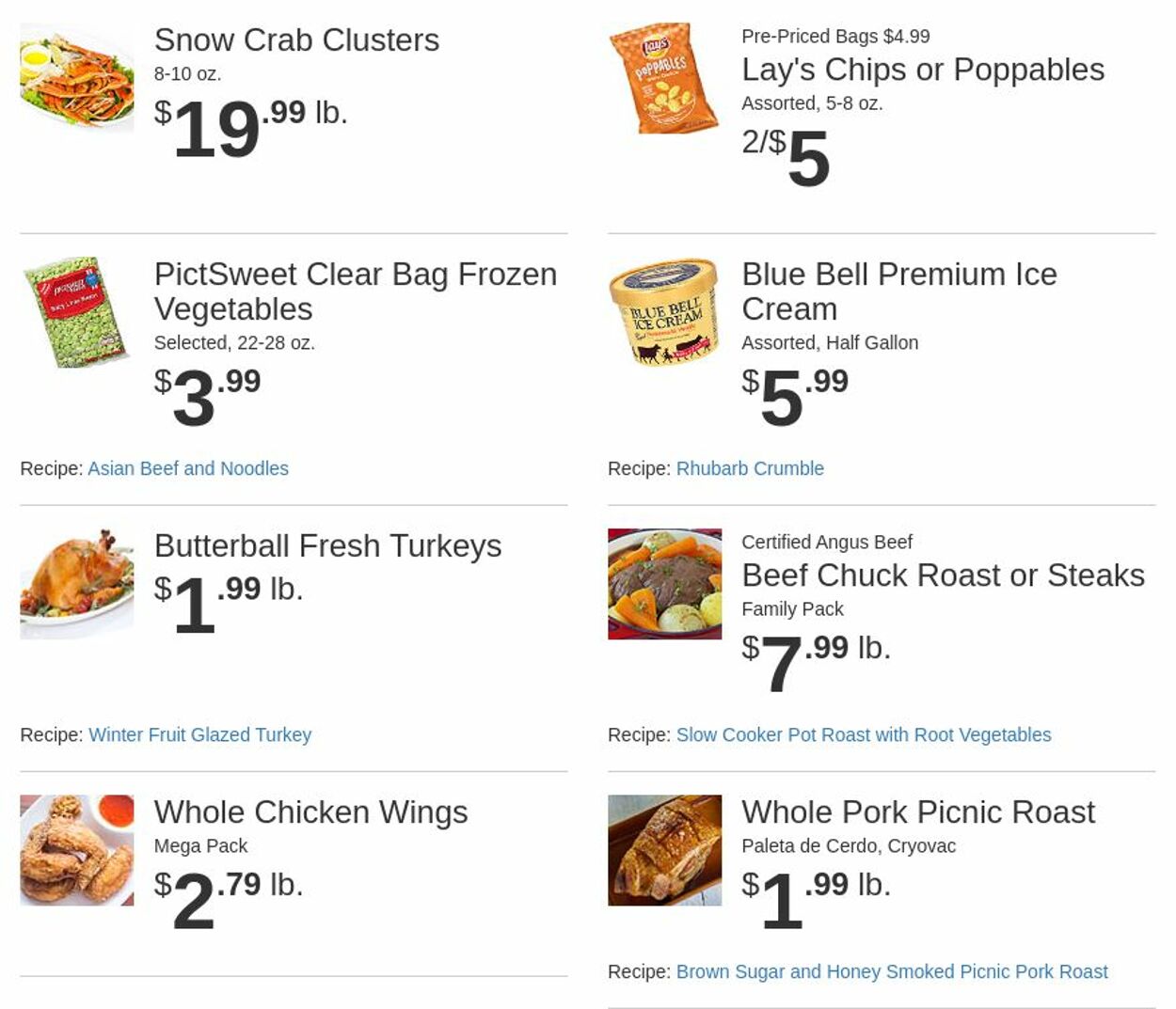 Weekly ad Rowe's IGA Supermarkets 12/17/2025 - 12/23/2025